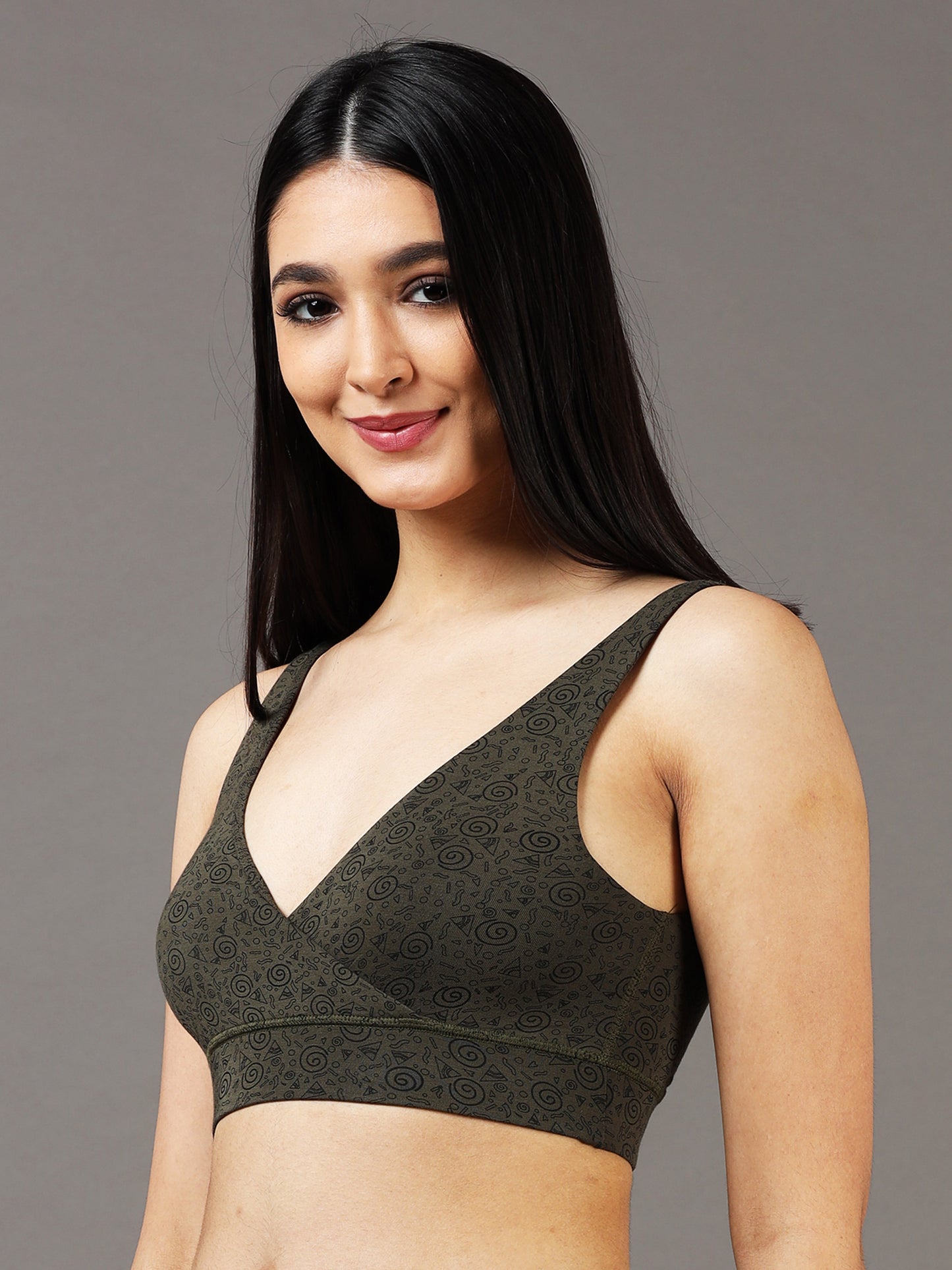 Women Juniper Ring Cross Bralette