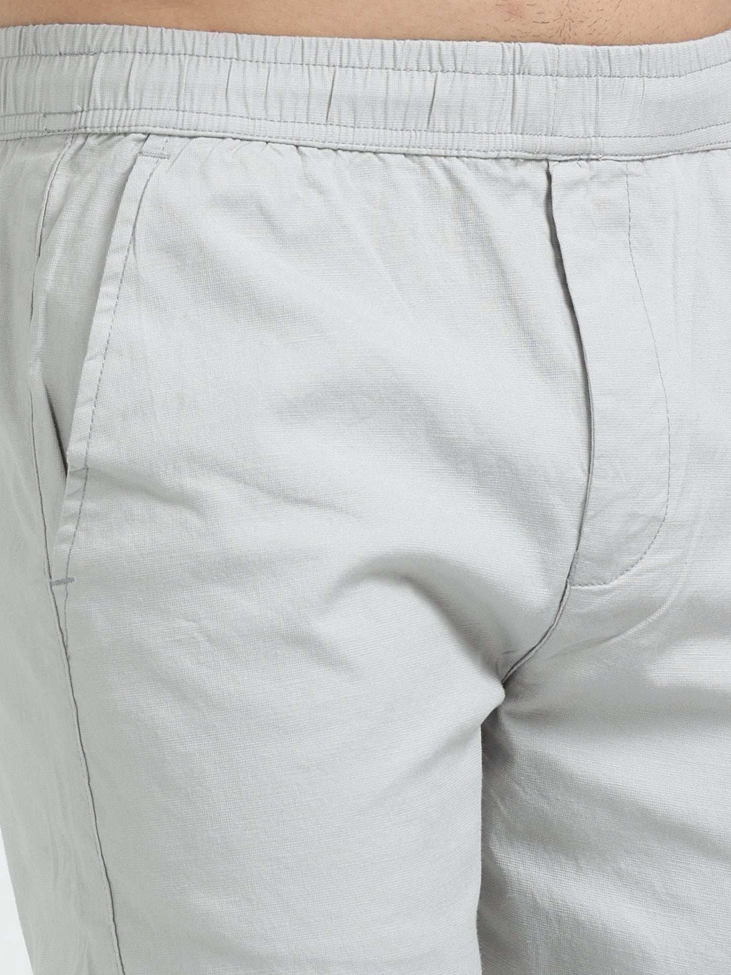 Lazy Linen Comfy Trouser - Stone
