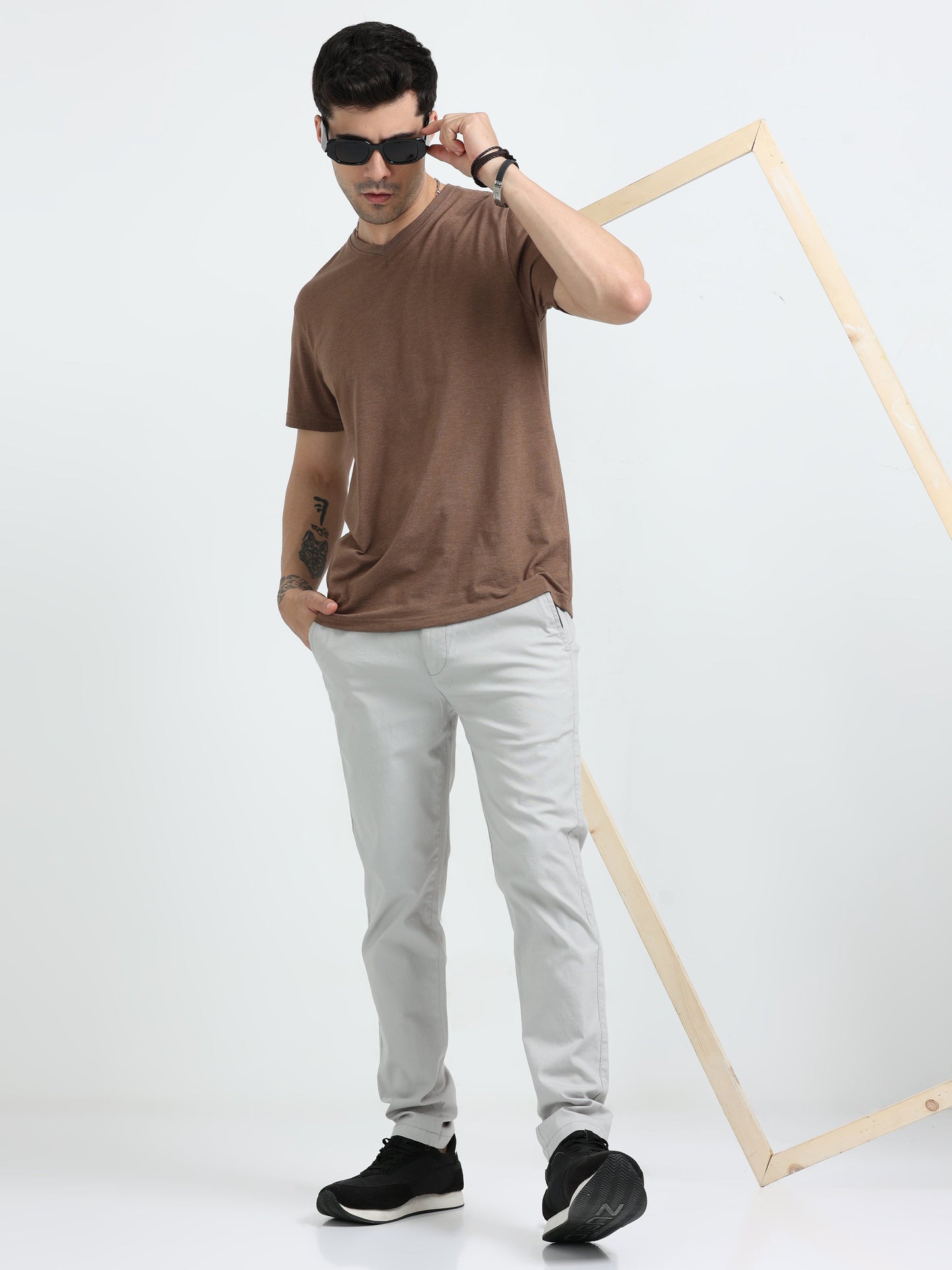 Lazy Linen Comfy Trouser - Stone