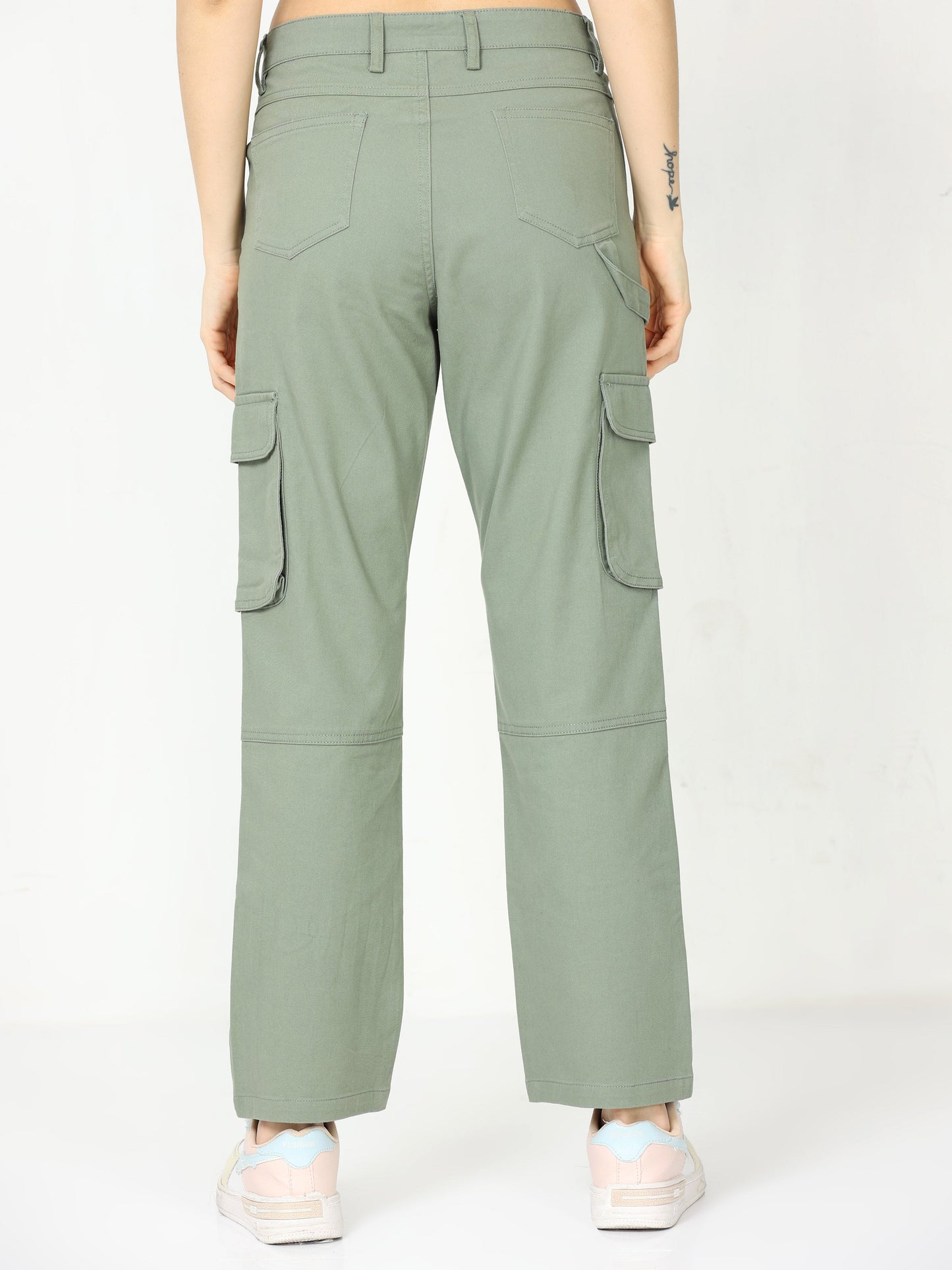 Women Classic Olive Cargo