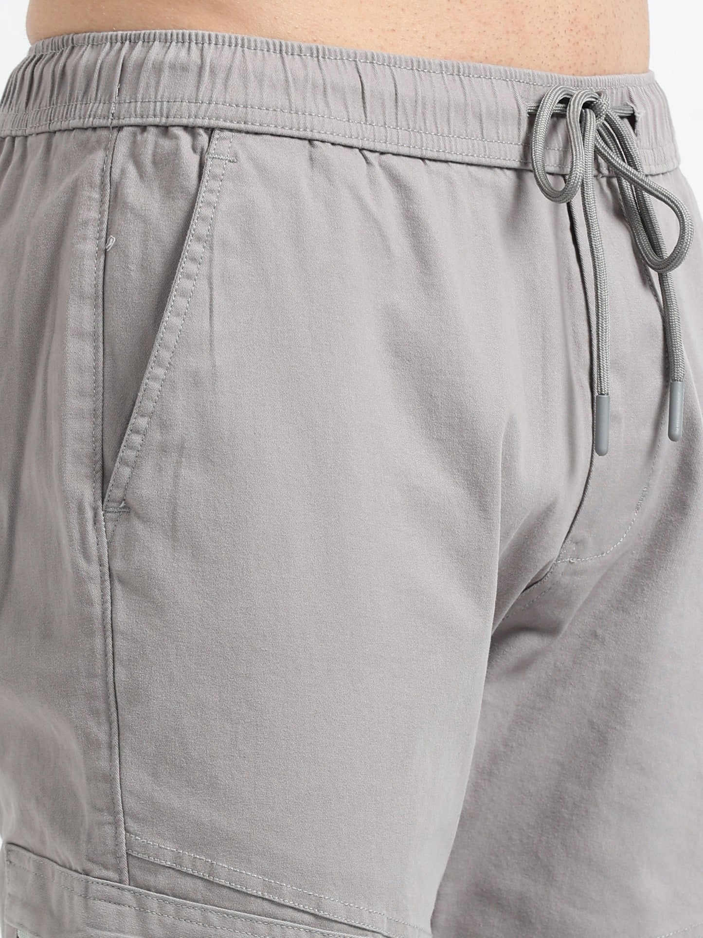 Men Zipper Cargo-Biscuit