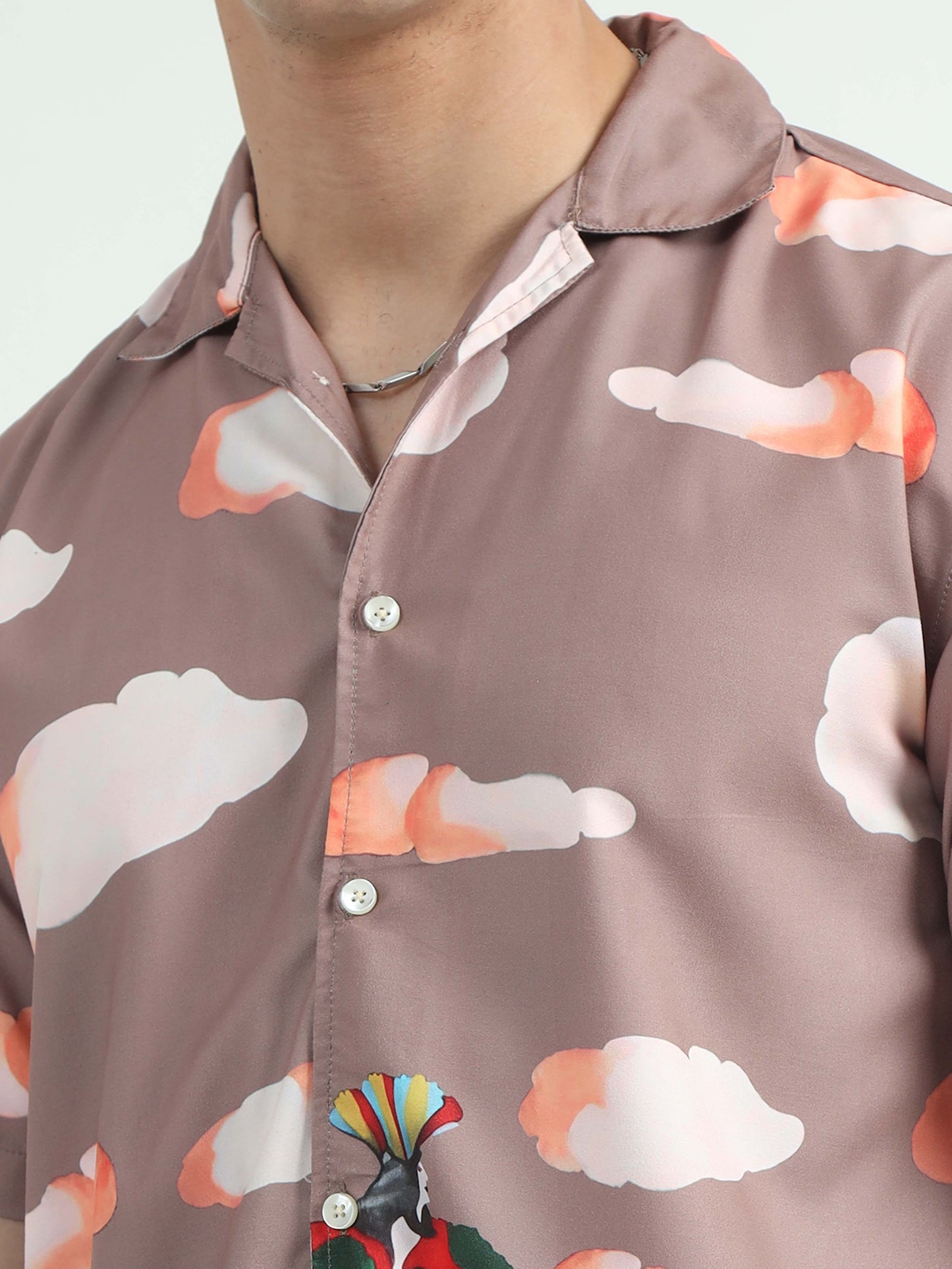 Men Queen of Hearts Oversized Shirt-Queen of Hearts