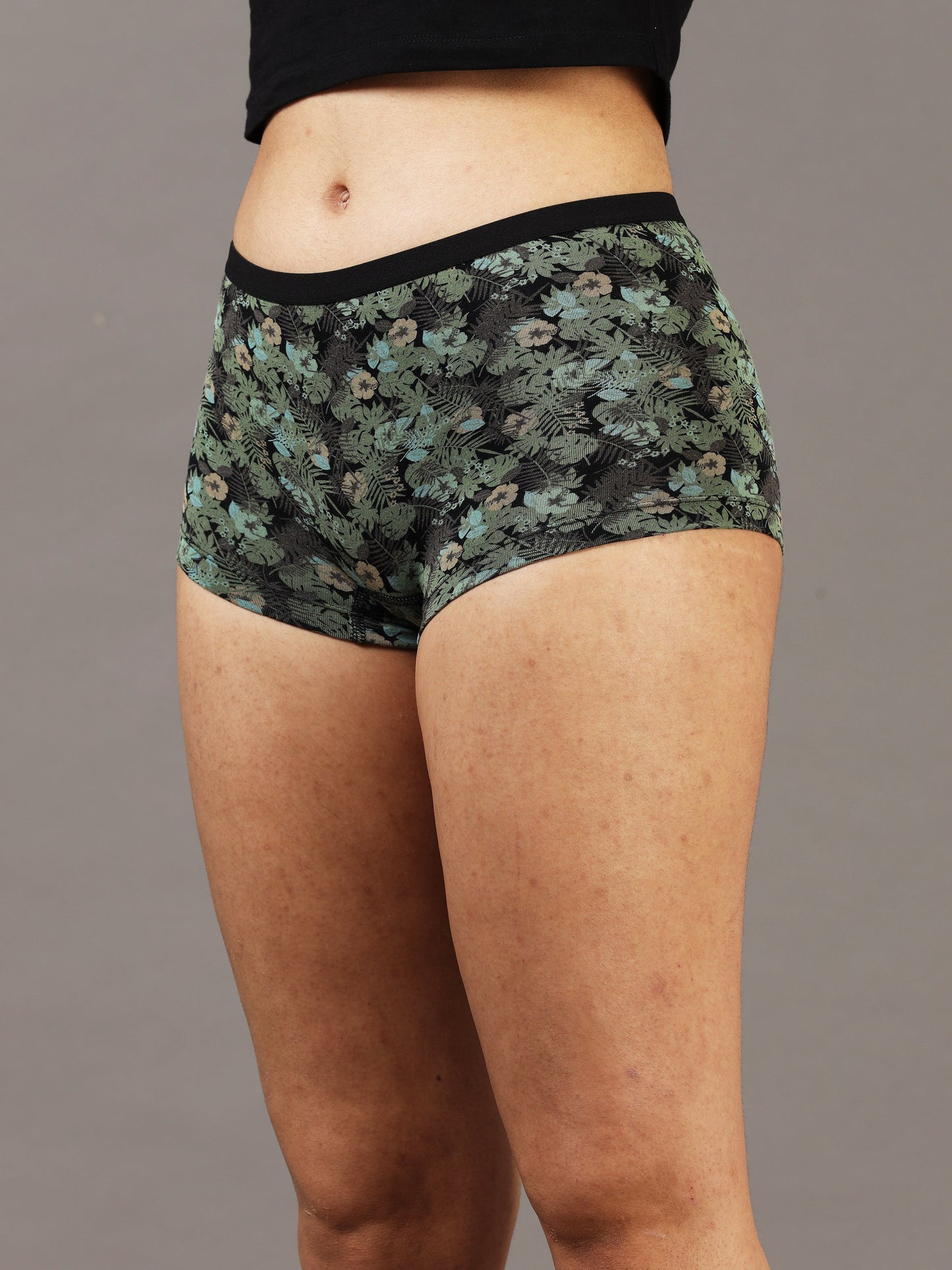 Women Midnight Bloom Boy Shorts
