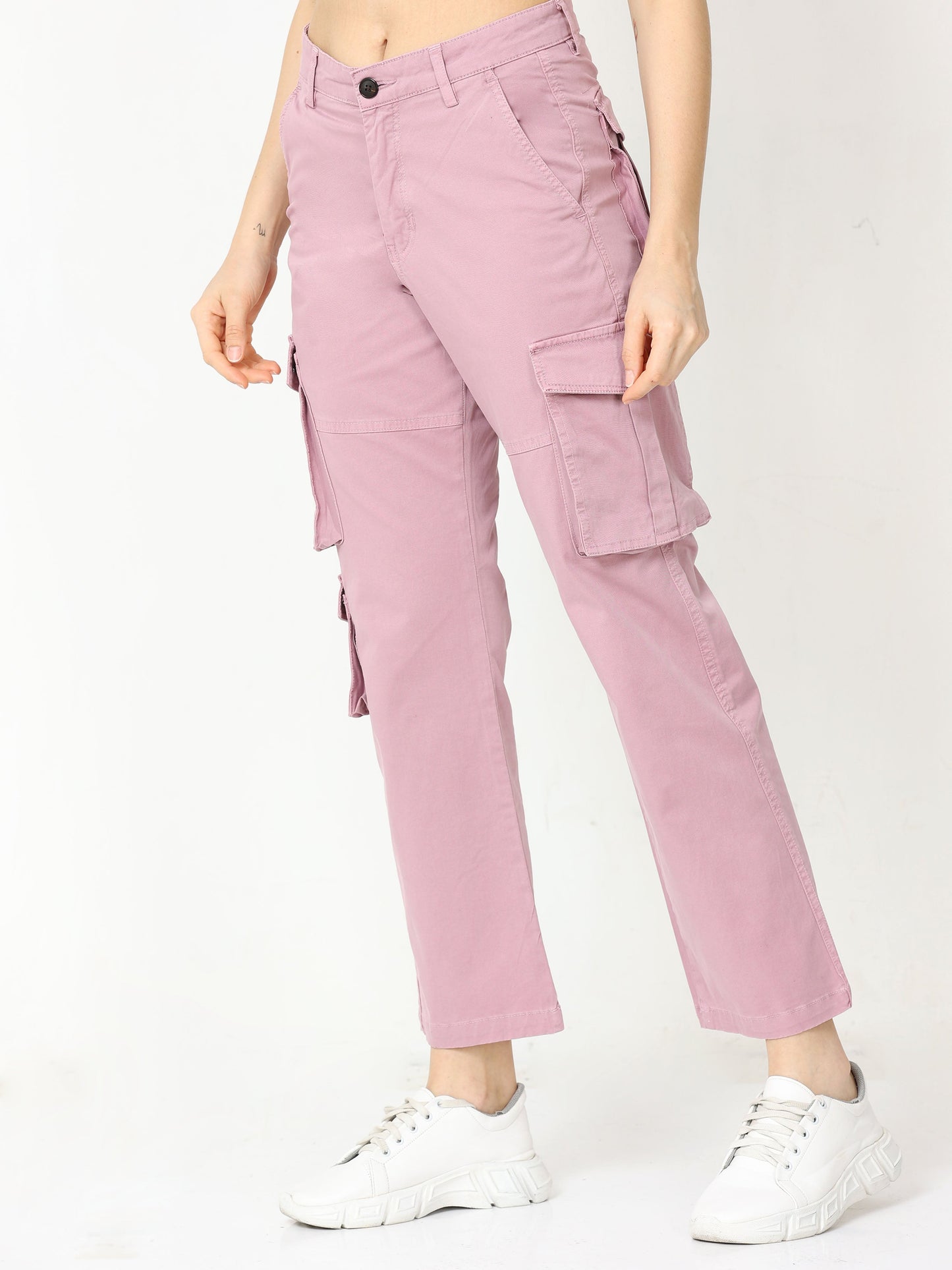 Women Vintage Lavander Cargo