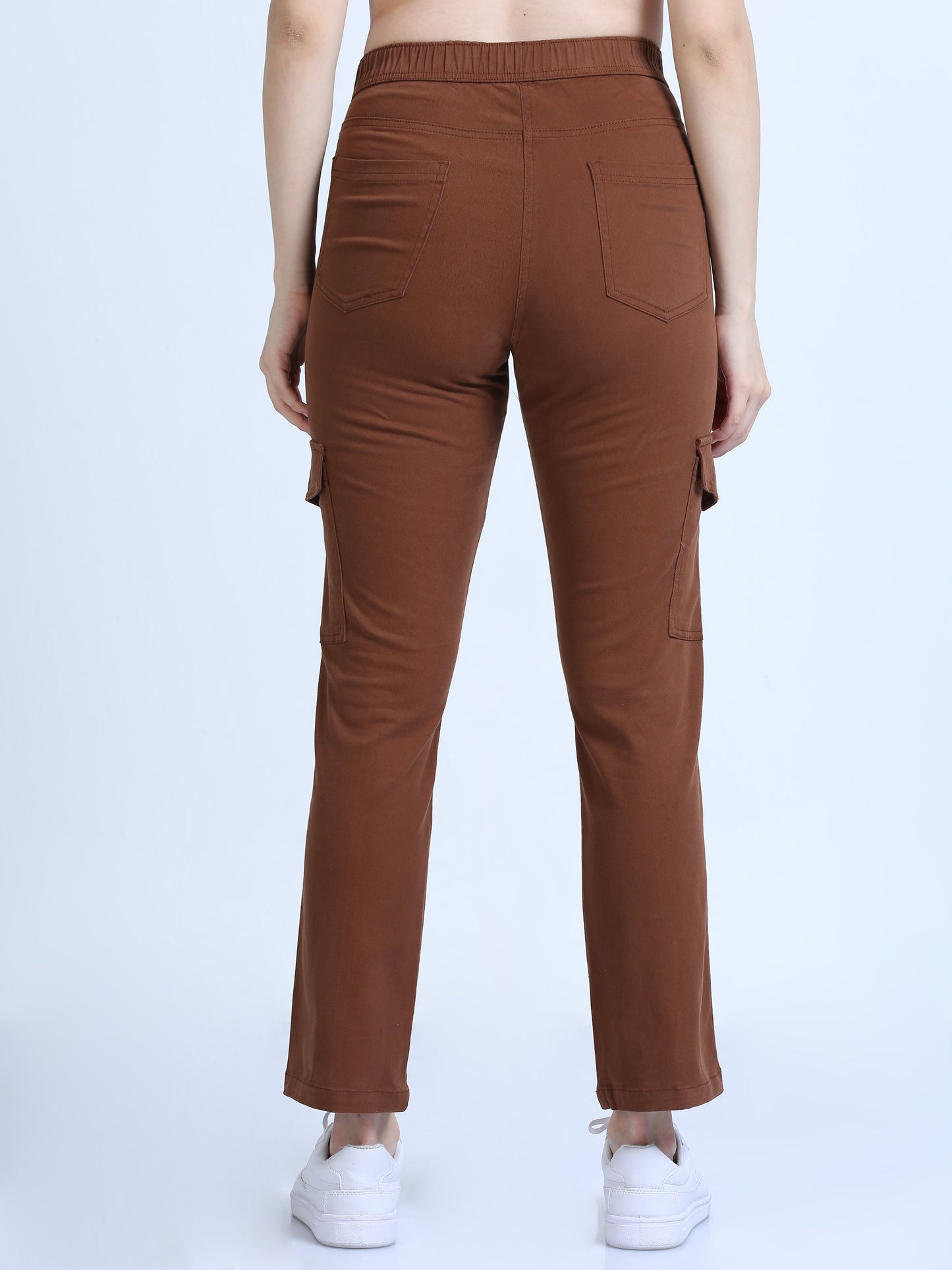 Women Bolsillo Cargo-Rust