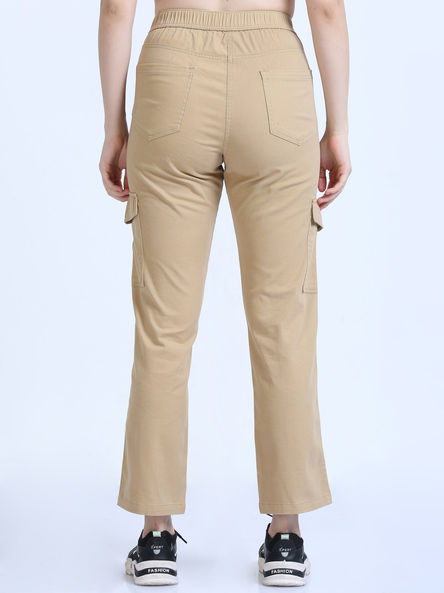 Women Bolsillo Cargo-khaki