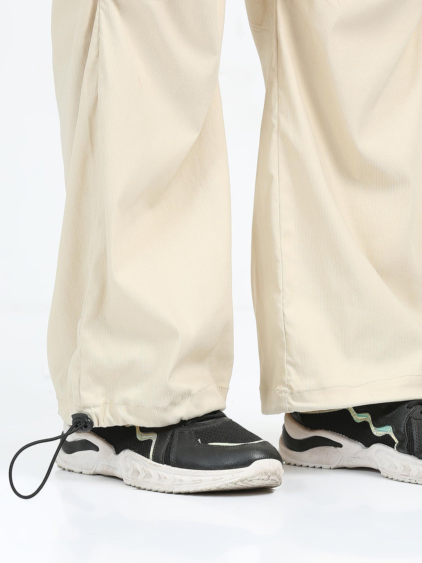 Women Parachute Trouser-Beige