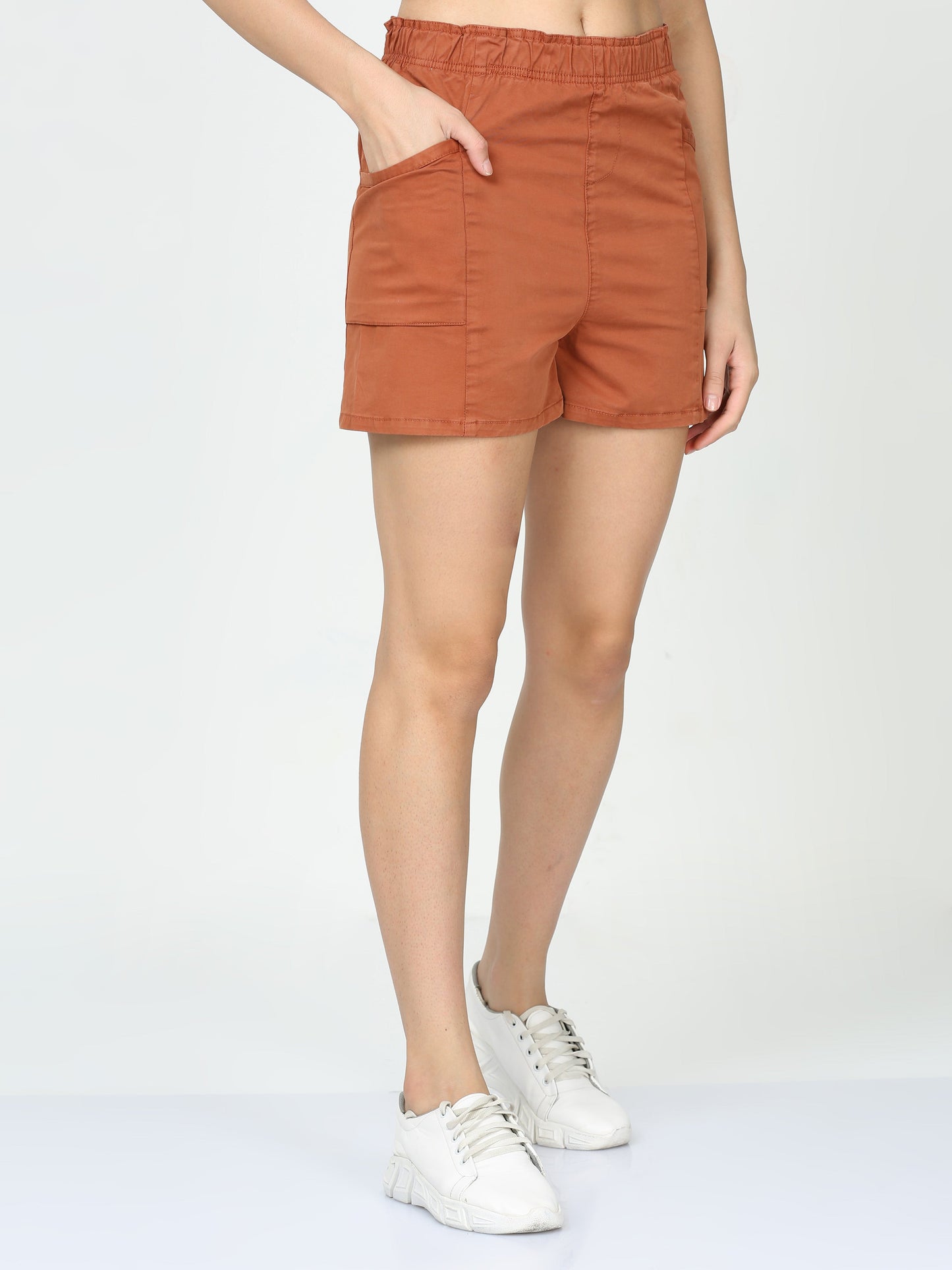 Women Rust Bun Hugger