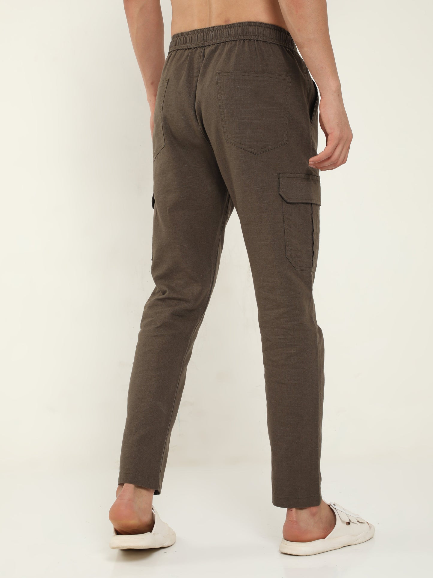 Men Lazy Fern Linen Pants
