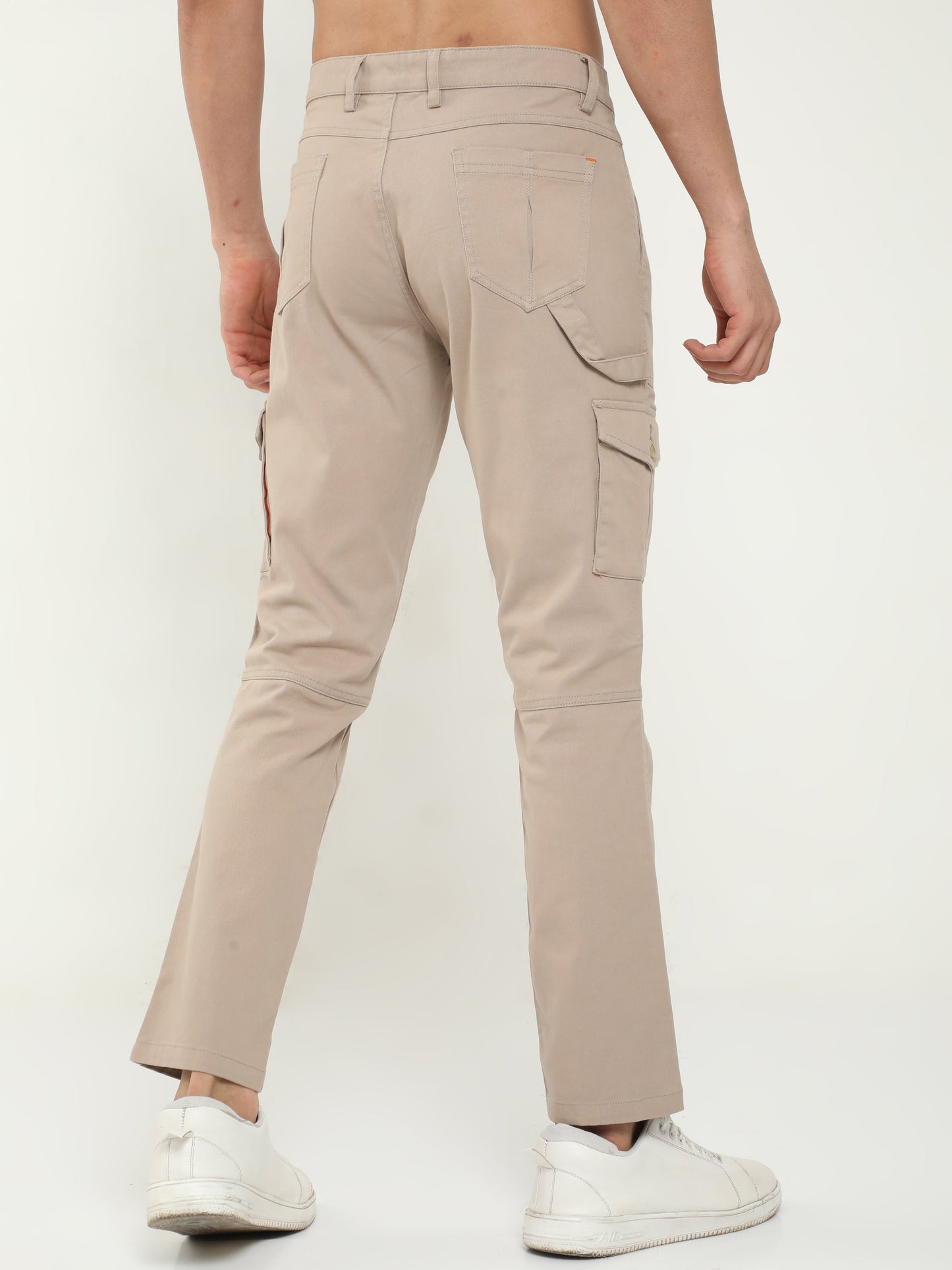 Men Classic Cargo Pant- Cream