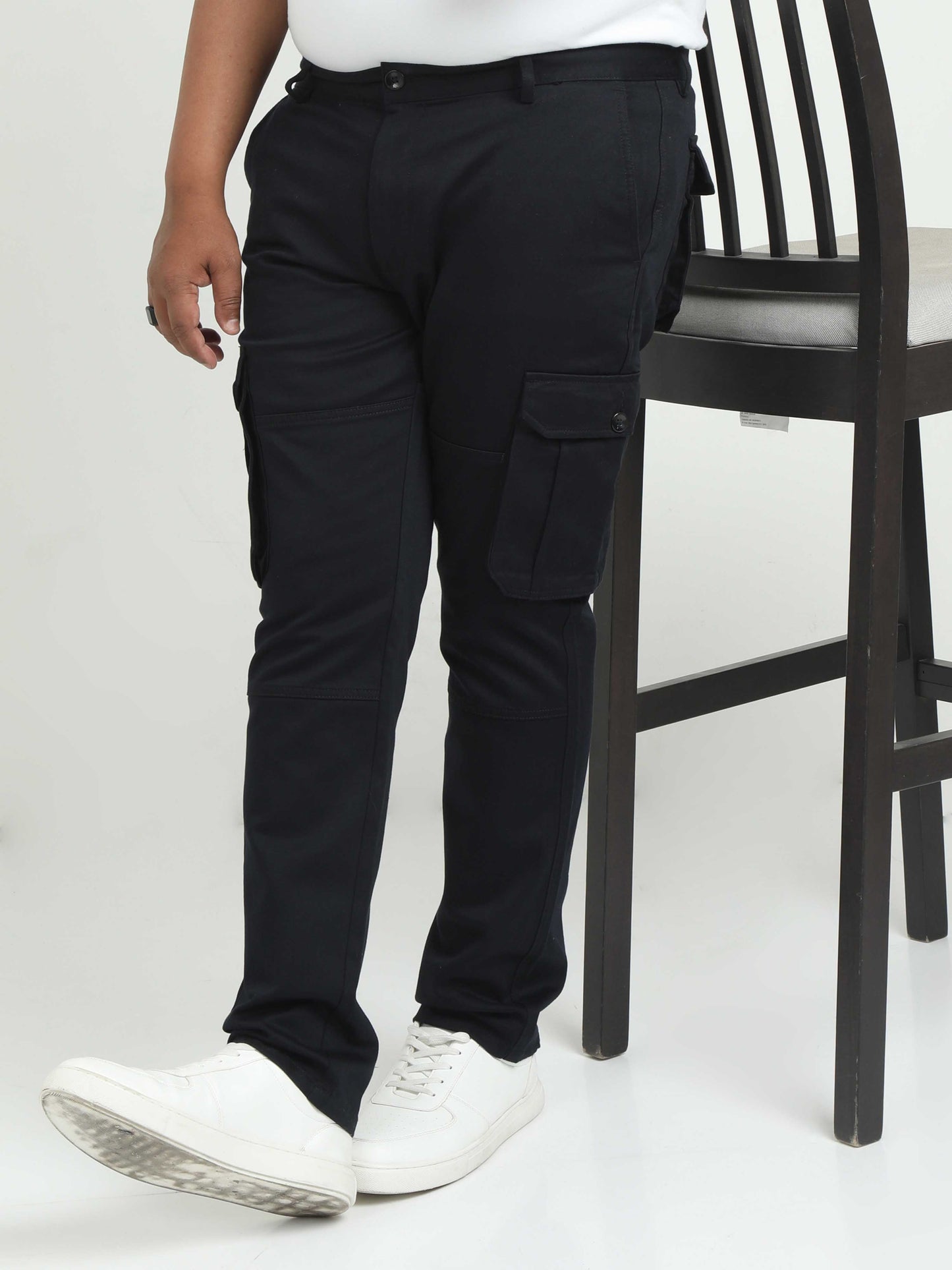 Men Plus Cargo-Black