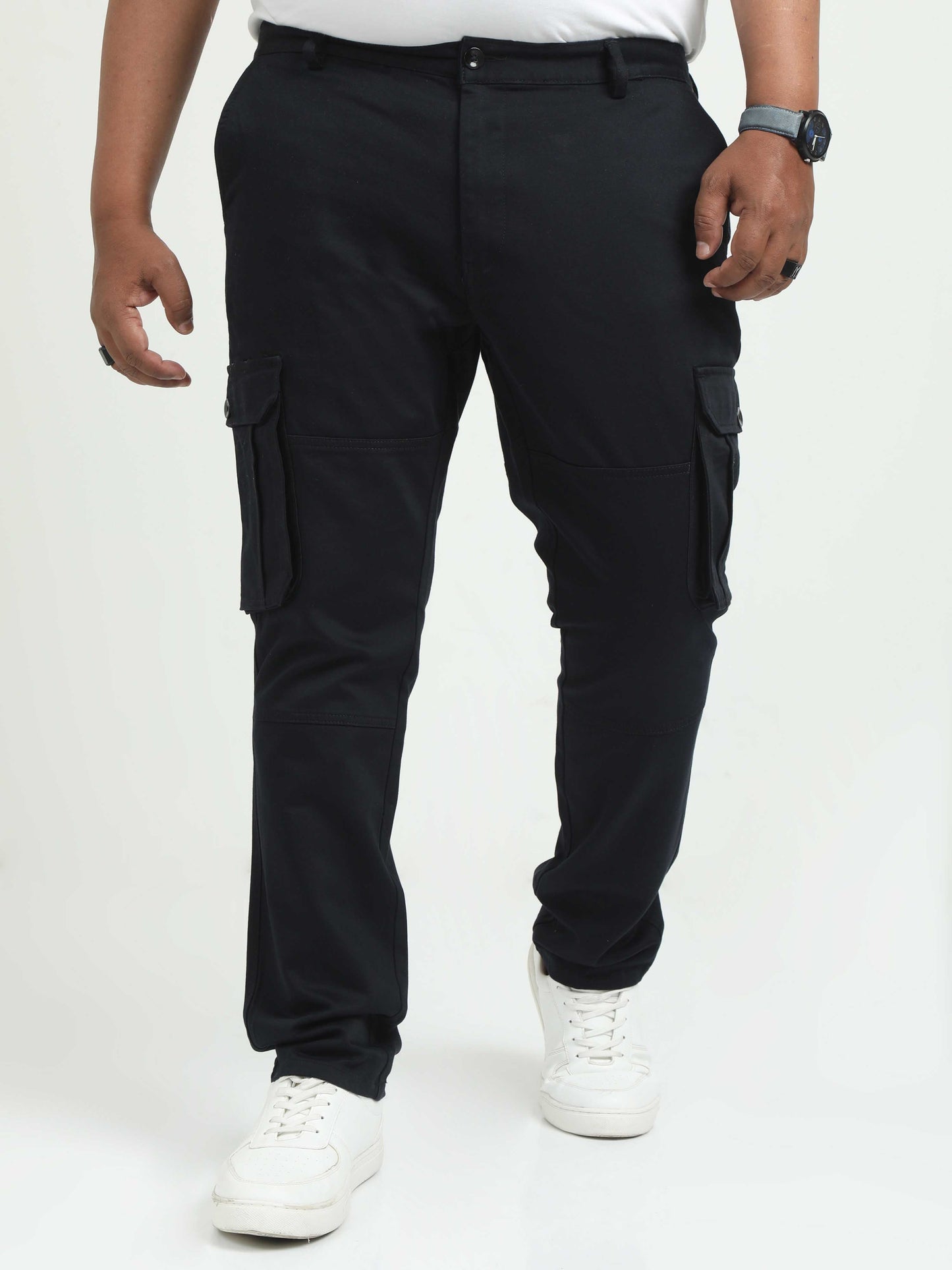 Men Plus Cargo-Black