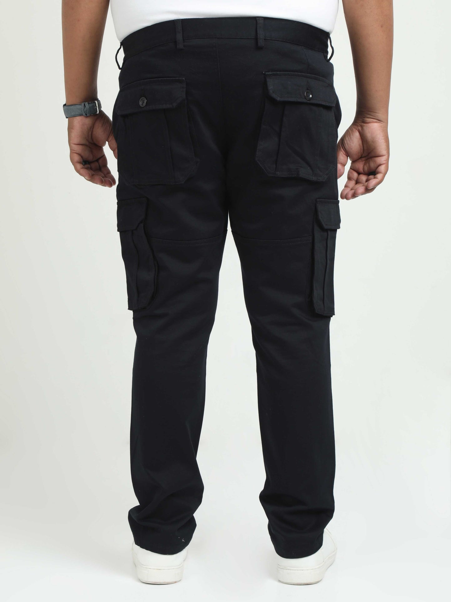 Men Plus Cargo-Black