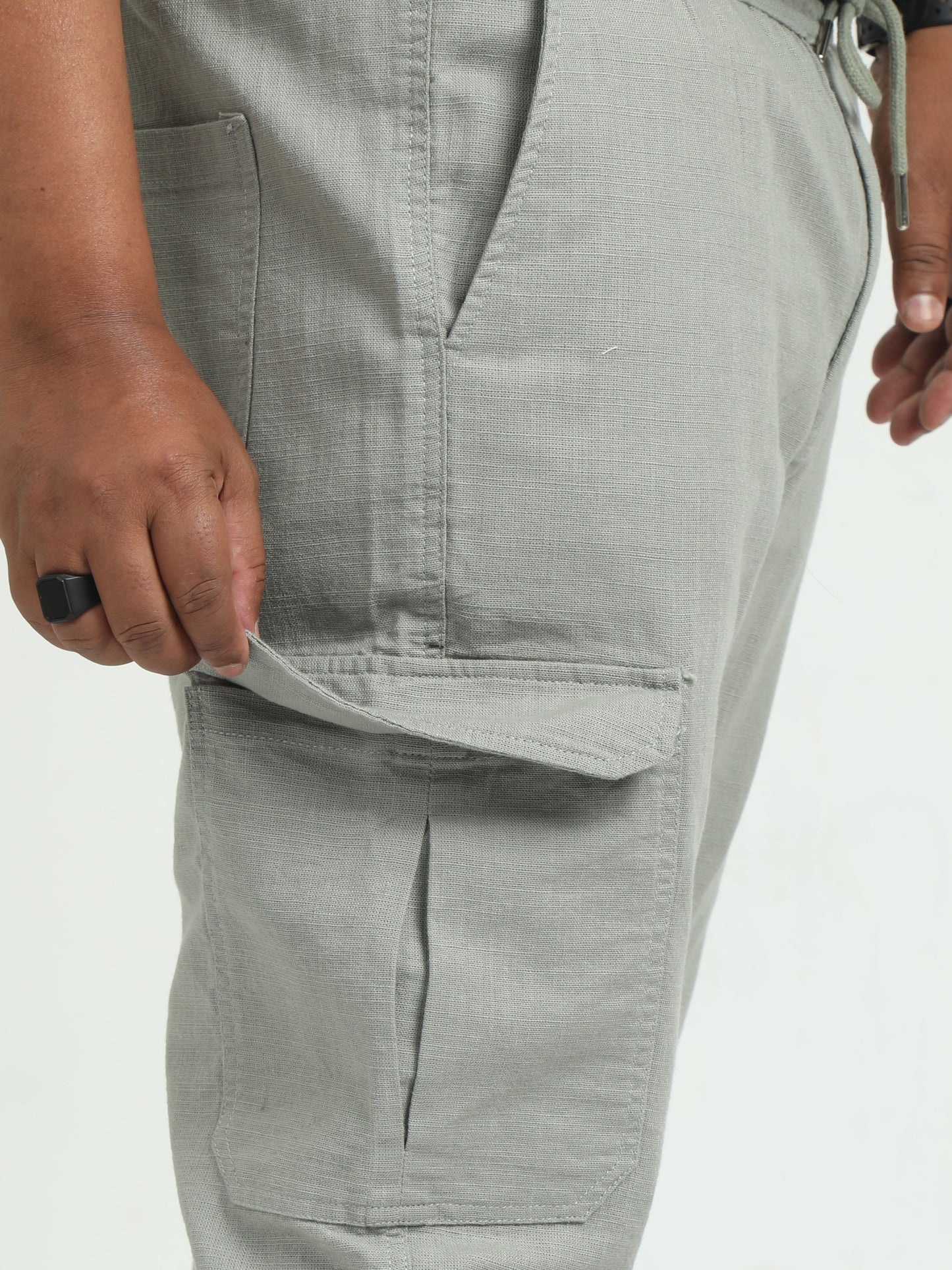 Men Lazy Linen Plus - Fern
