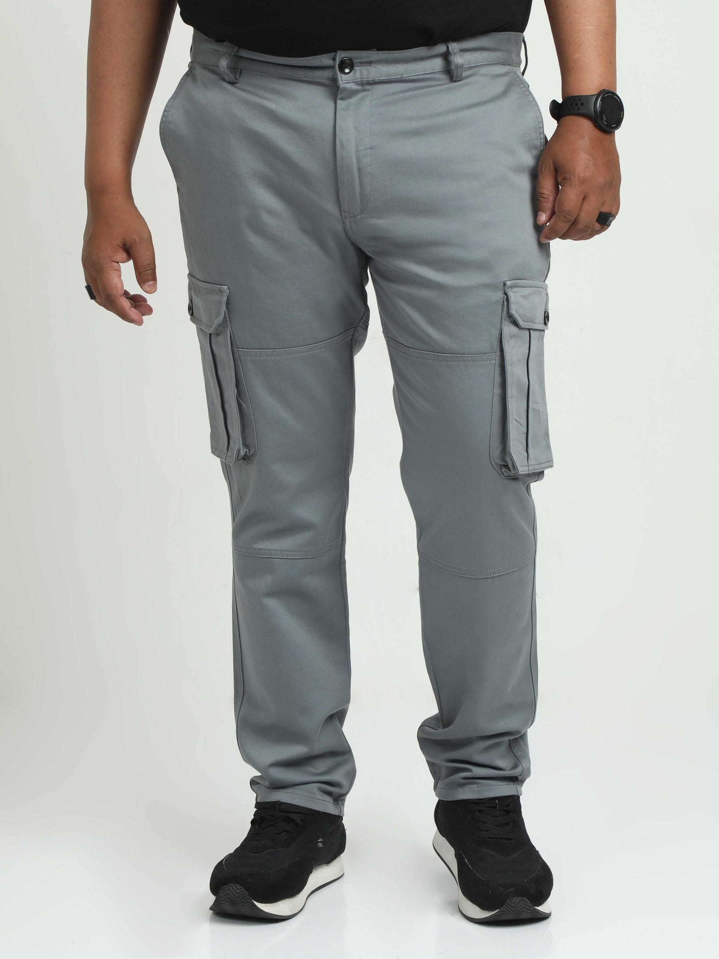Men Plus Cargo-Grey