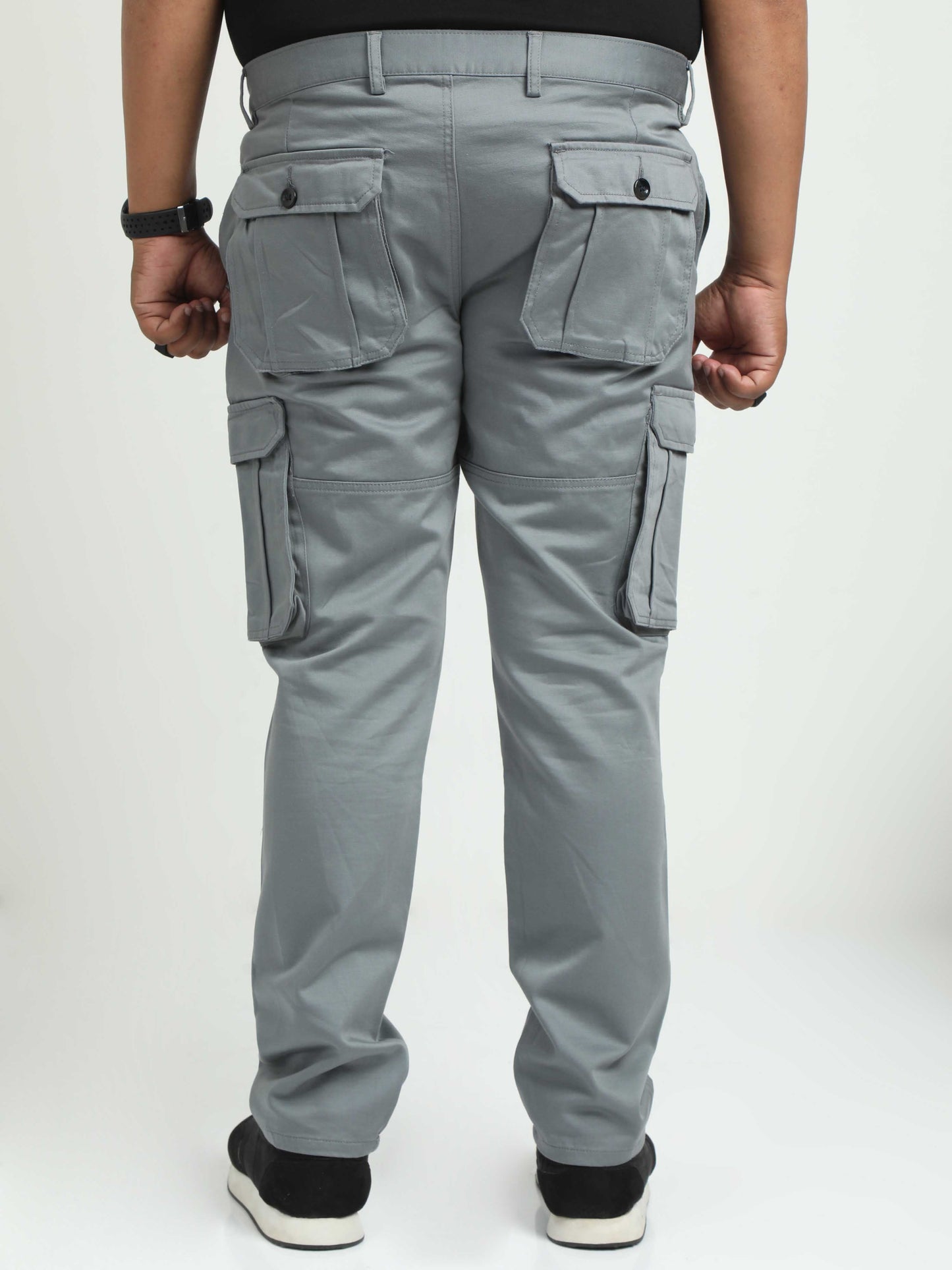 Men Plus Cargo-Grey