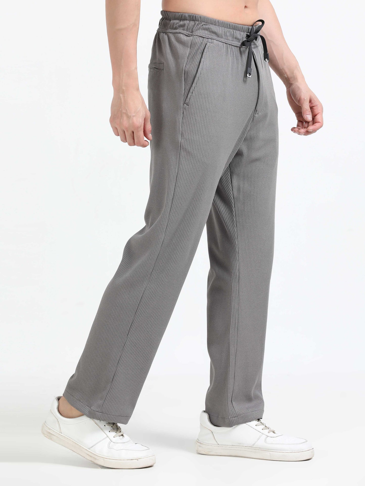 Men Popcorn Traveller Trouser-Grey
