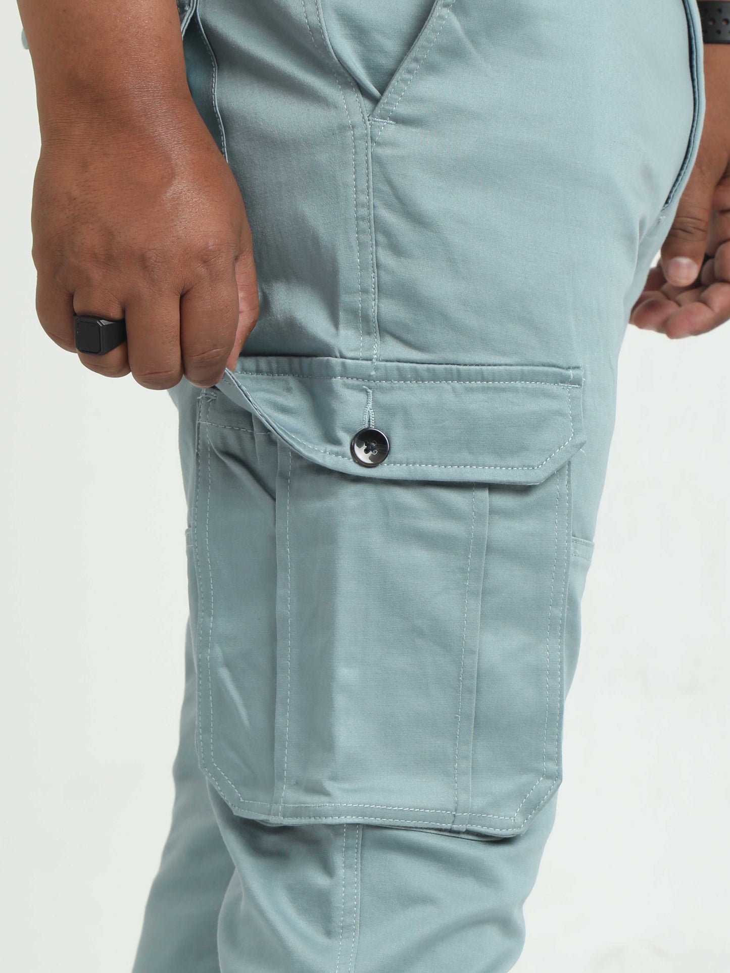Men Plus Cargo-Teal