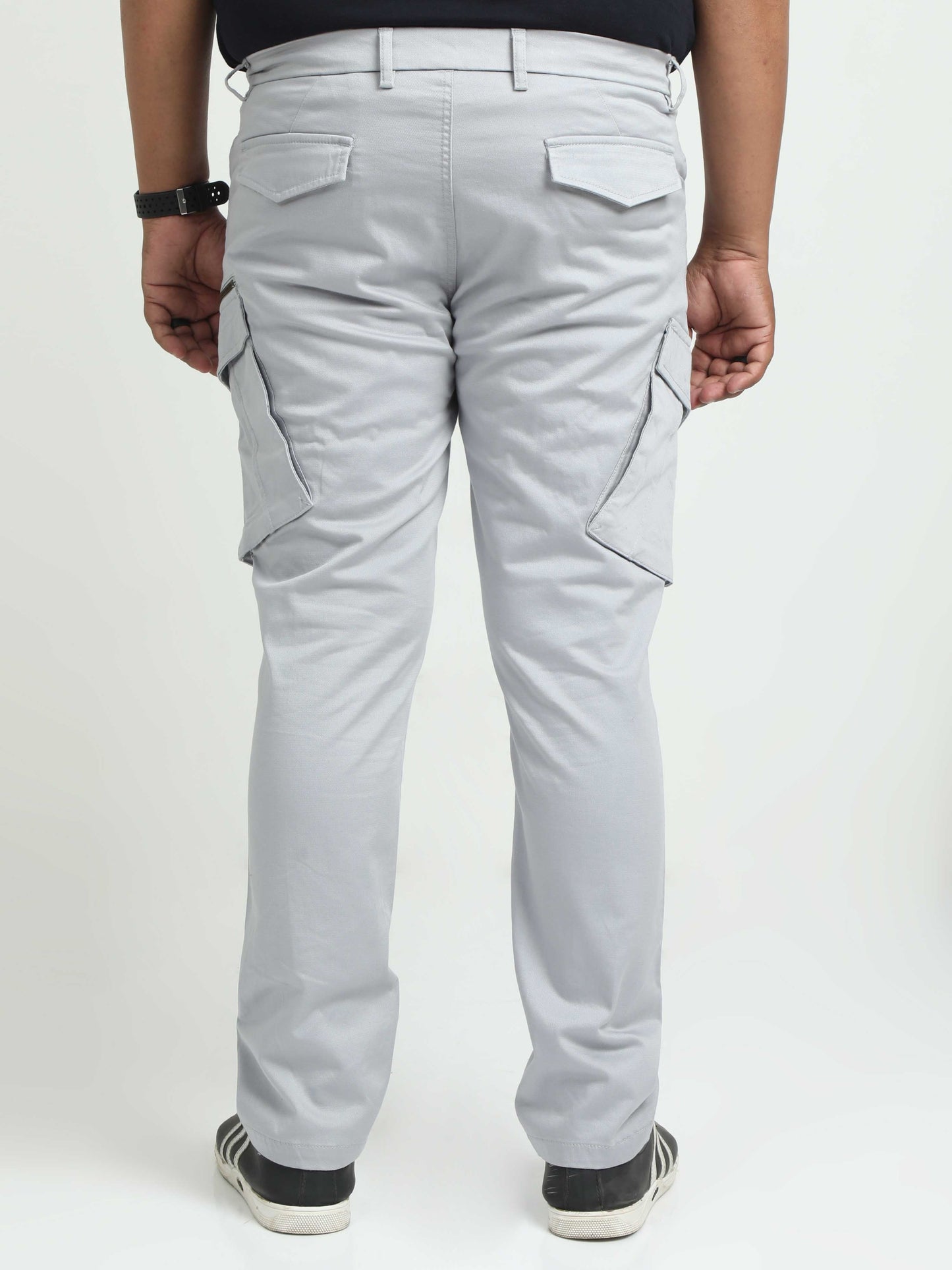 Men Plus Vintage Utility Cargo-Sky Blue