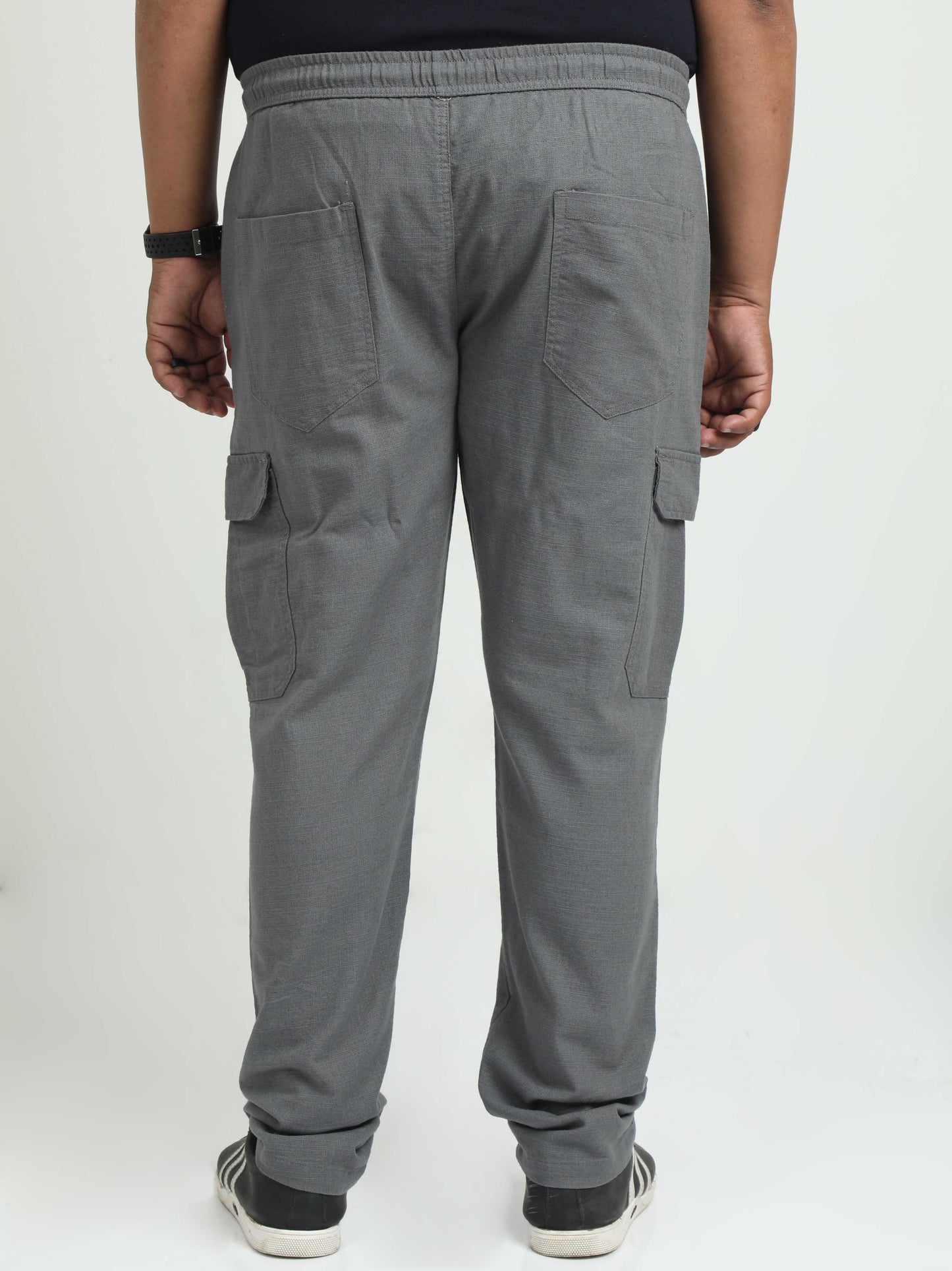 Men Lazy Linen Plus - Grey