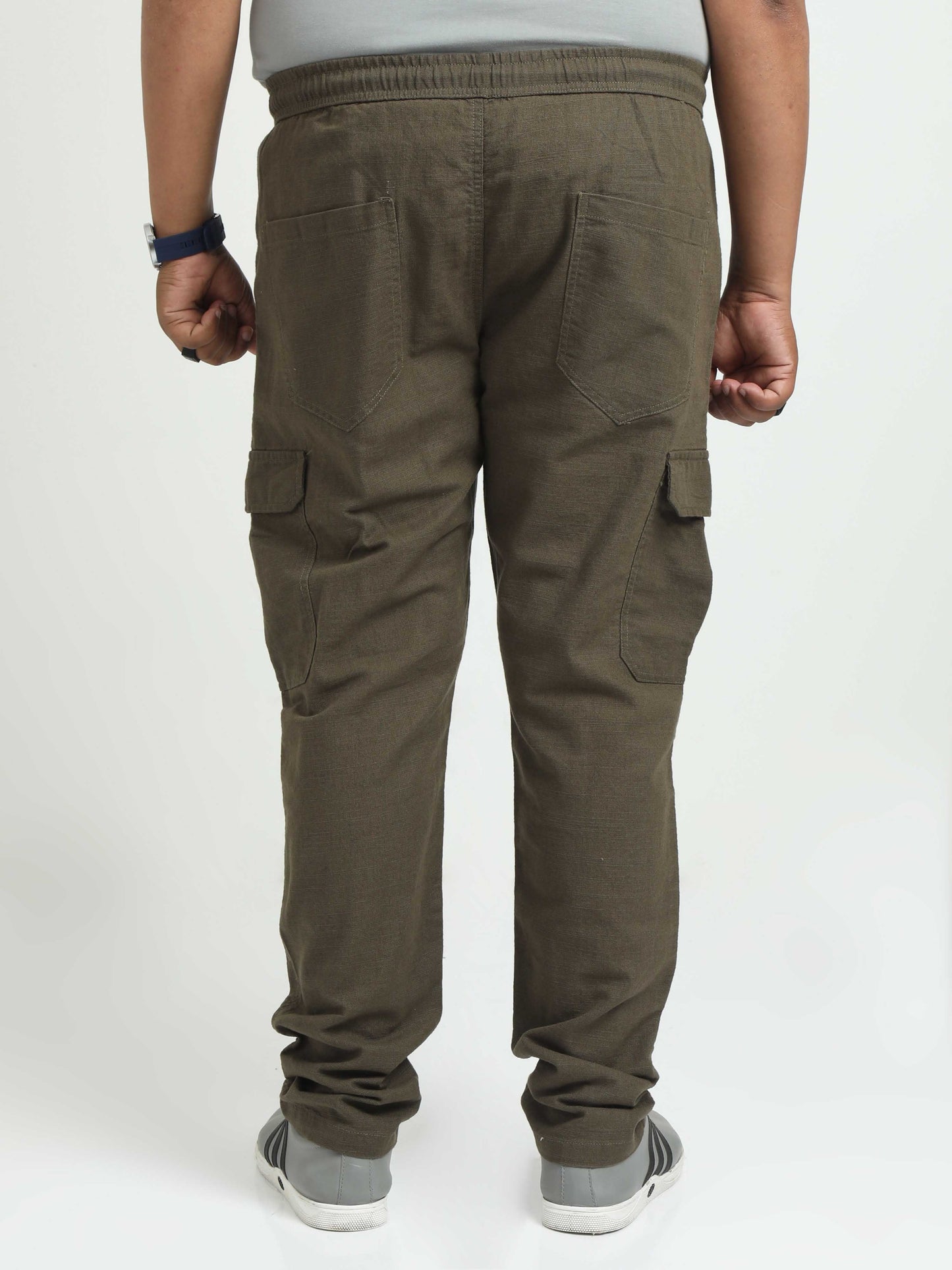 Men Lazy Linen Plus - Olive