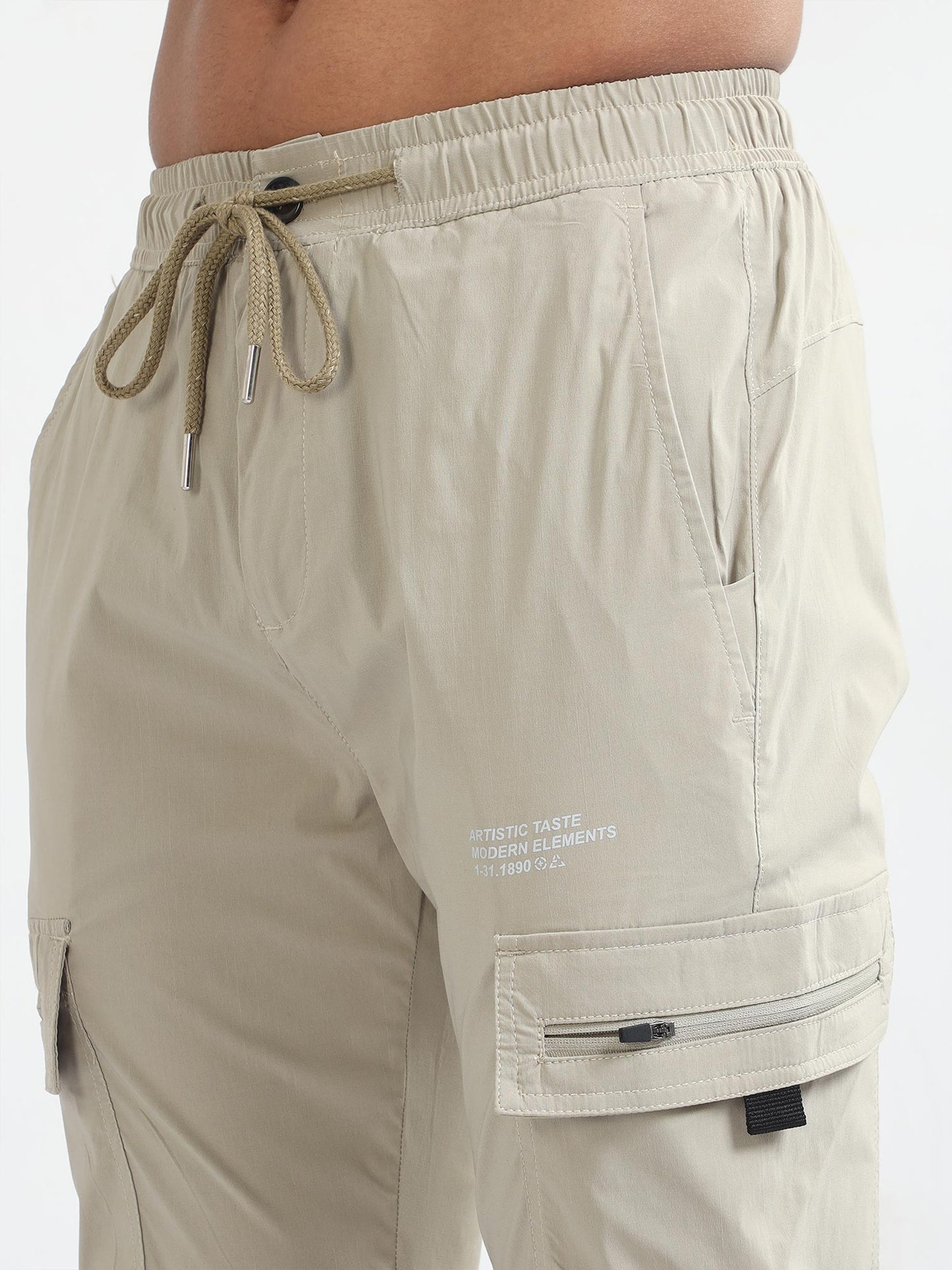 UltraLite Flexi Cargo Joggers-Beige