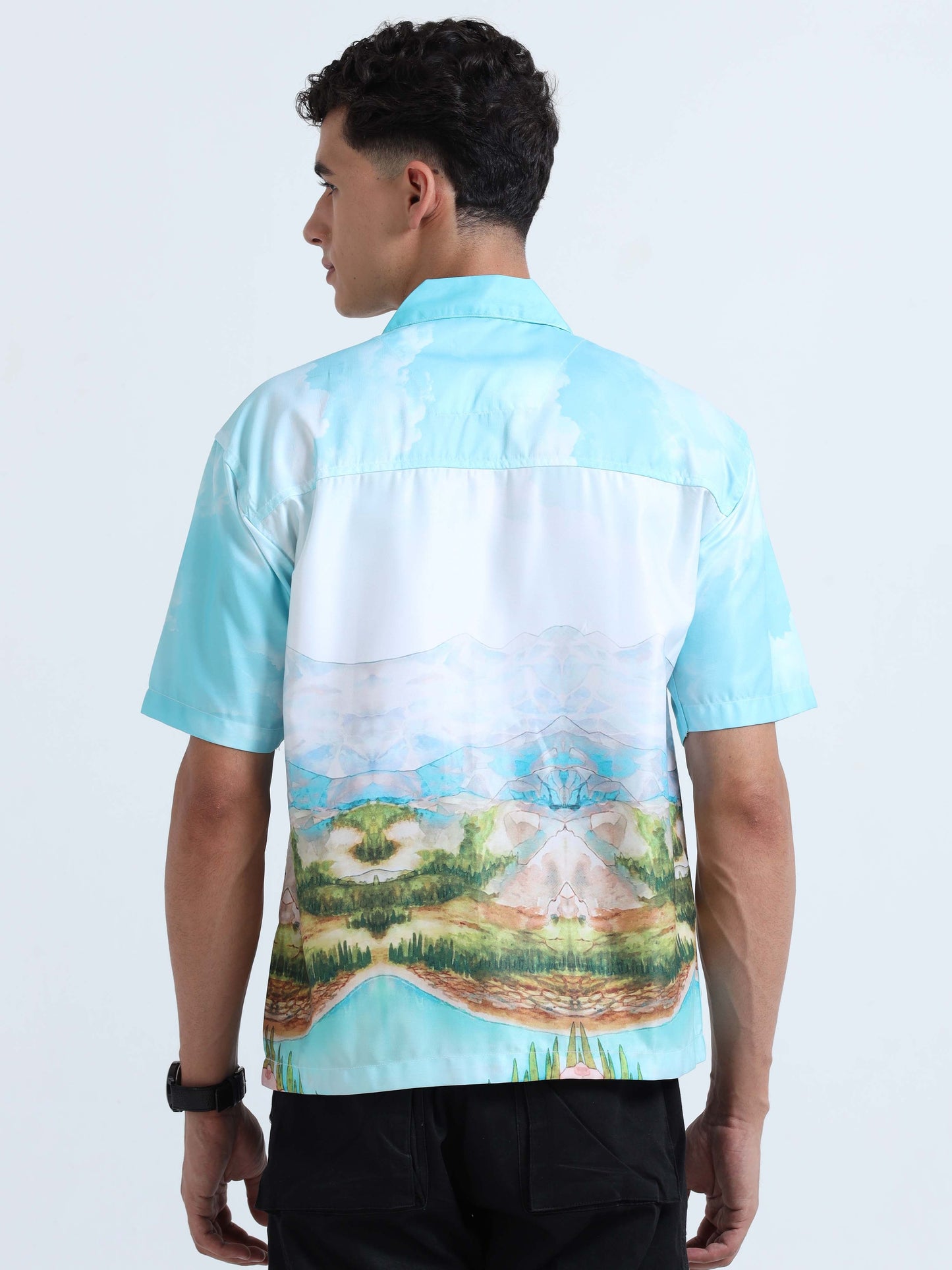 Men Himalayan Oversized Shirts-Himalayan