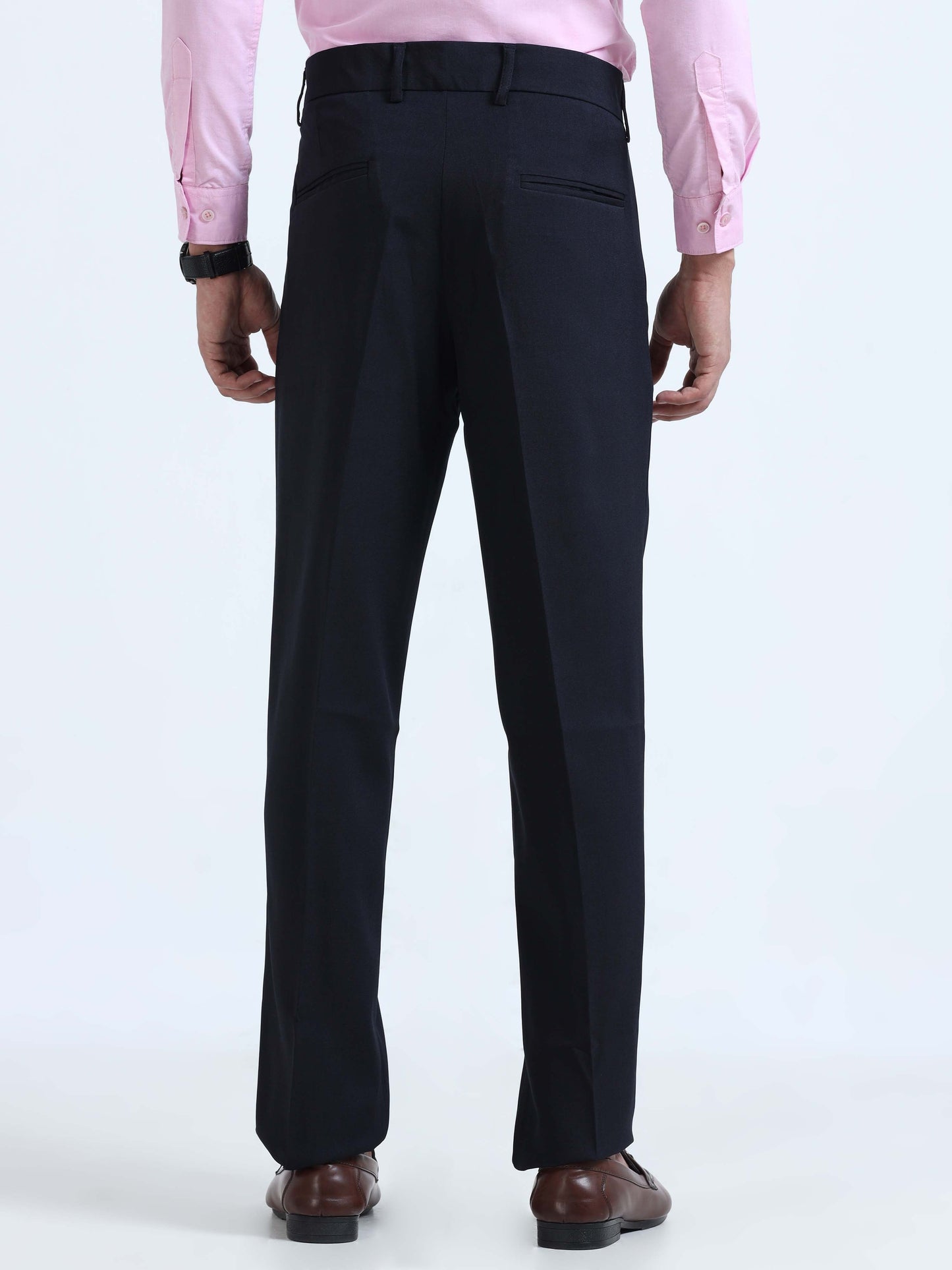 Men Bon Voyage Pleat Pant-Navy