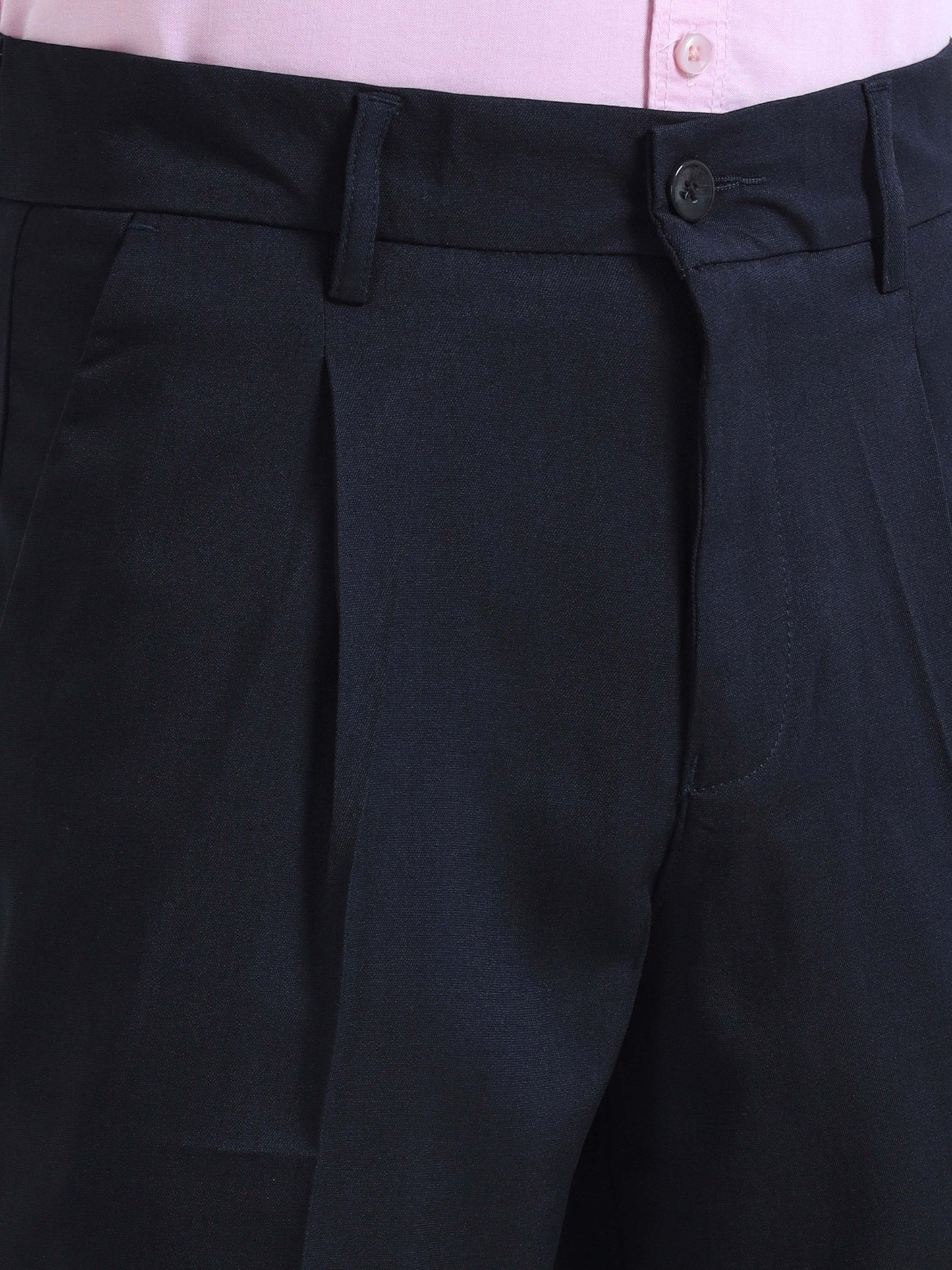 Men Bon Voyage Pleat Pant-Navy