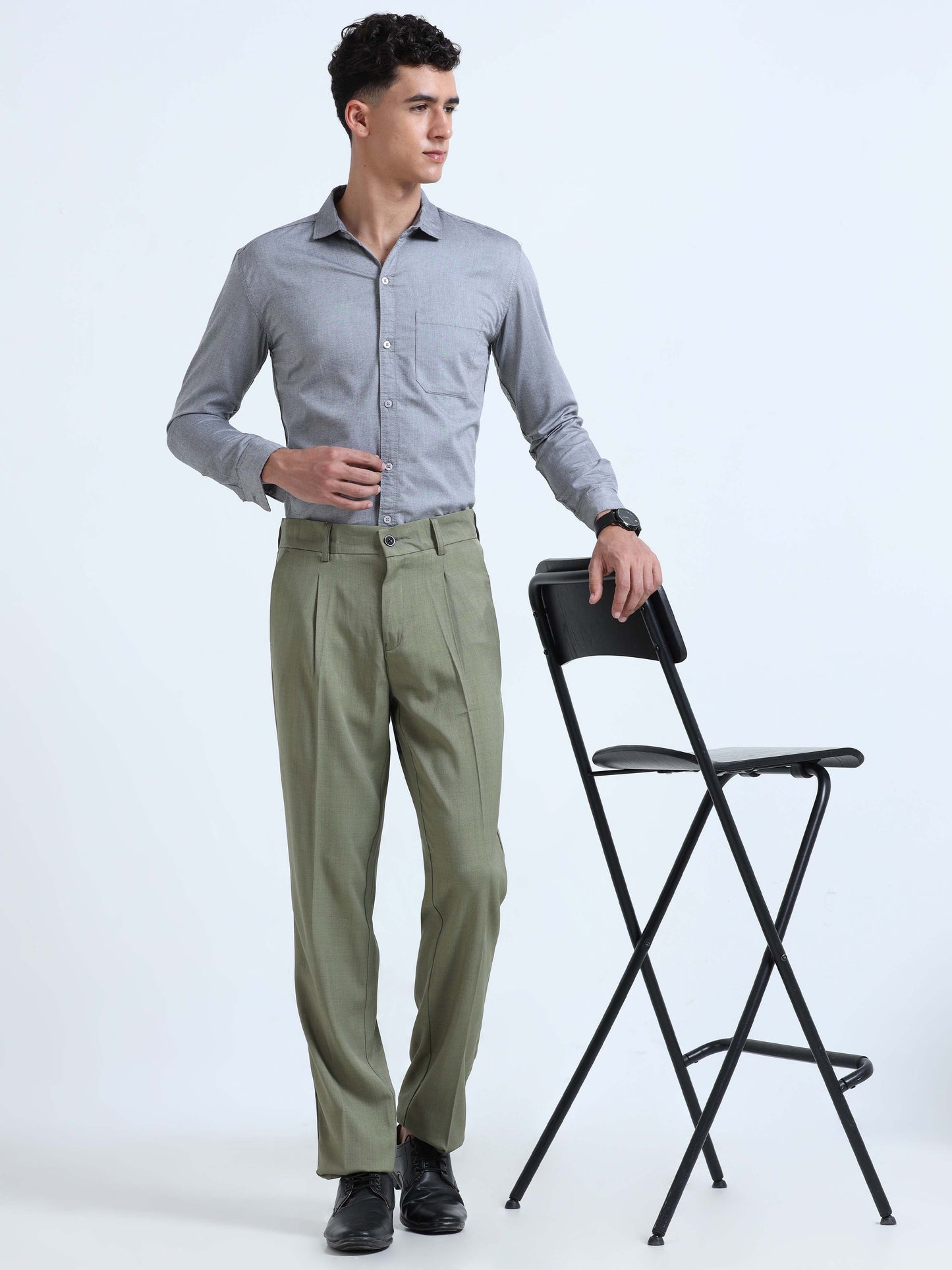 Men Bon Voyage Pleat Pant-Fern