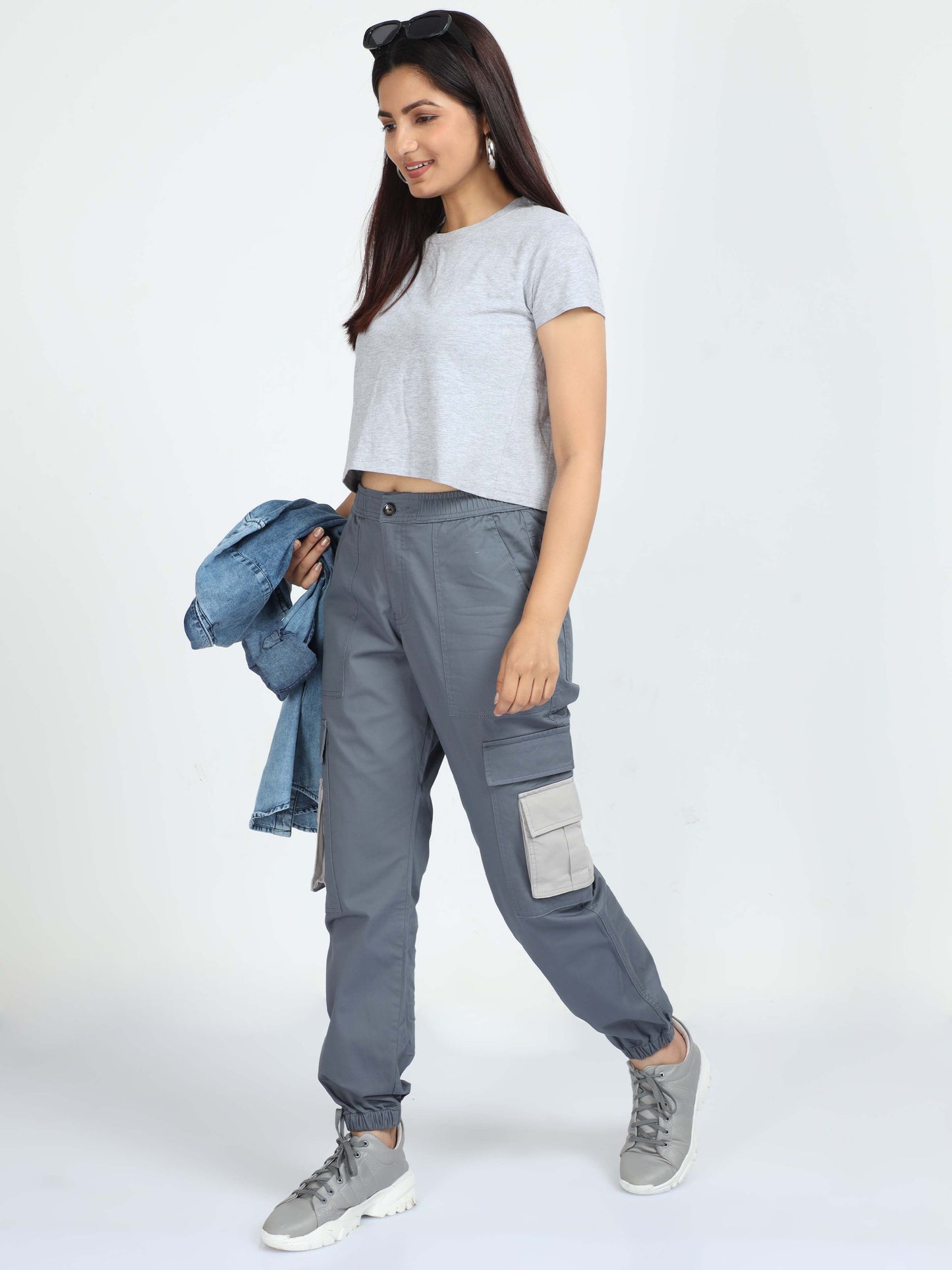 Women Jogger-Aqua