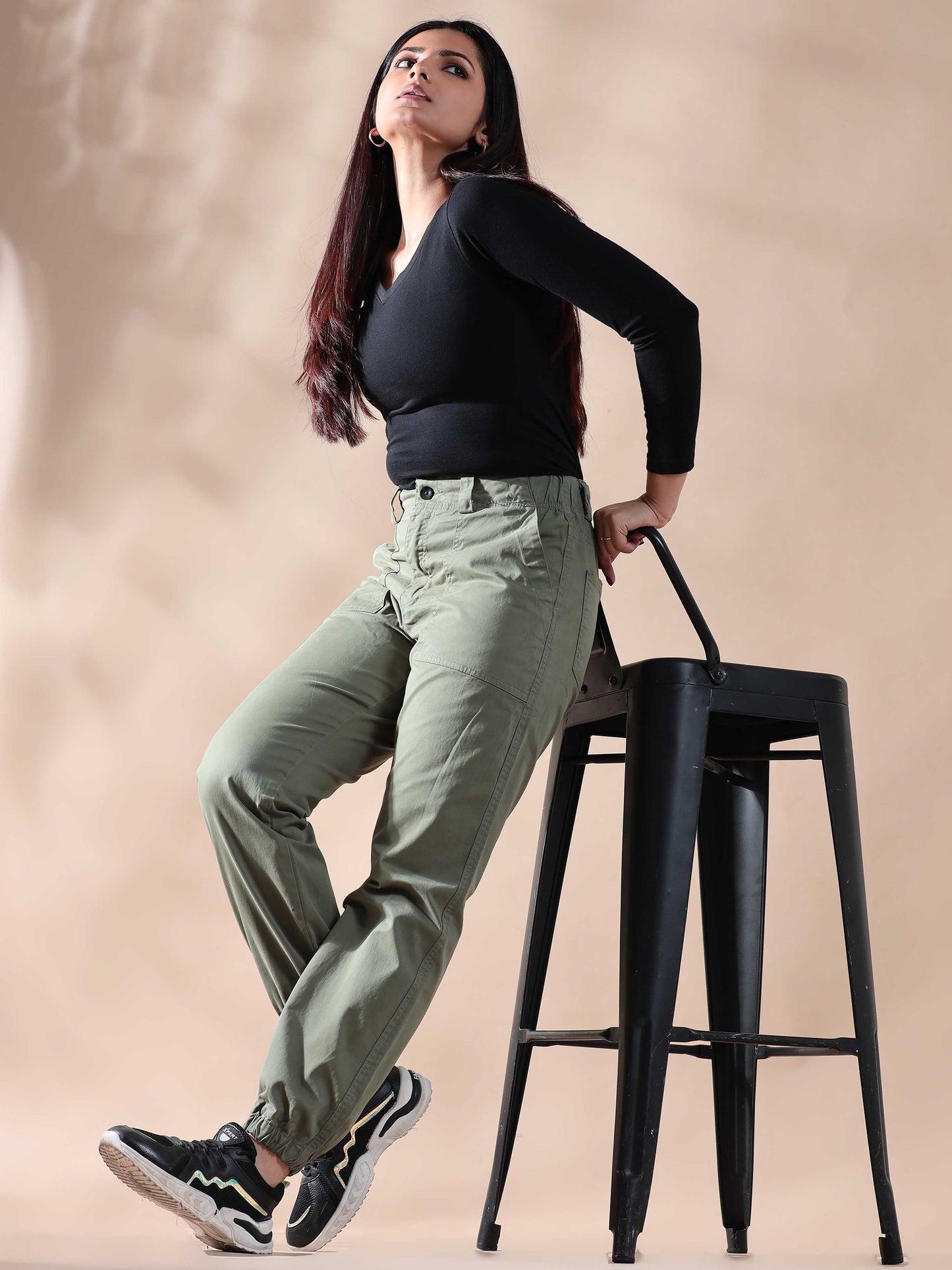 Women Vintage Fern Jogger Pants