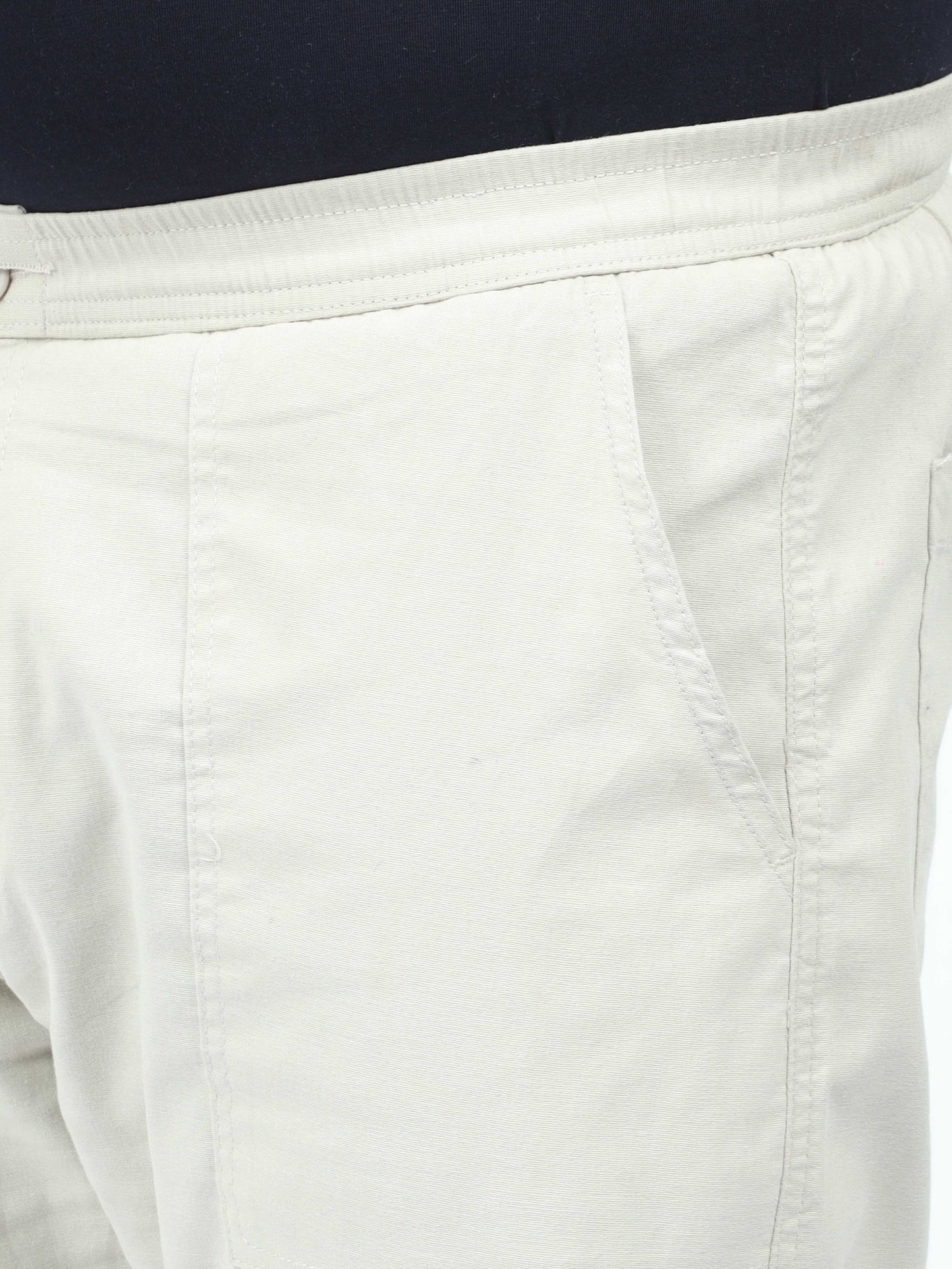 Men's Big Boys Beige Cargo