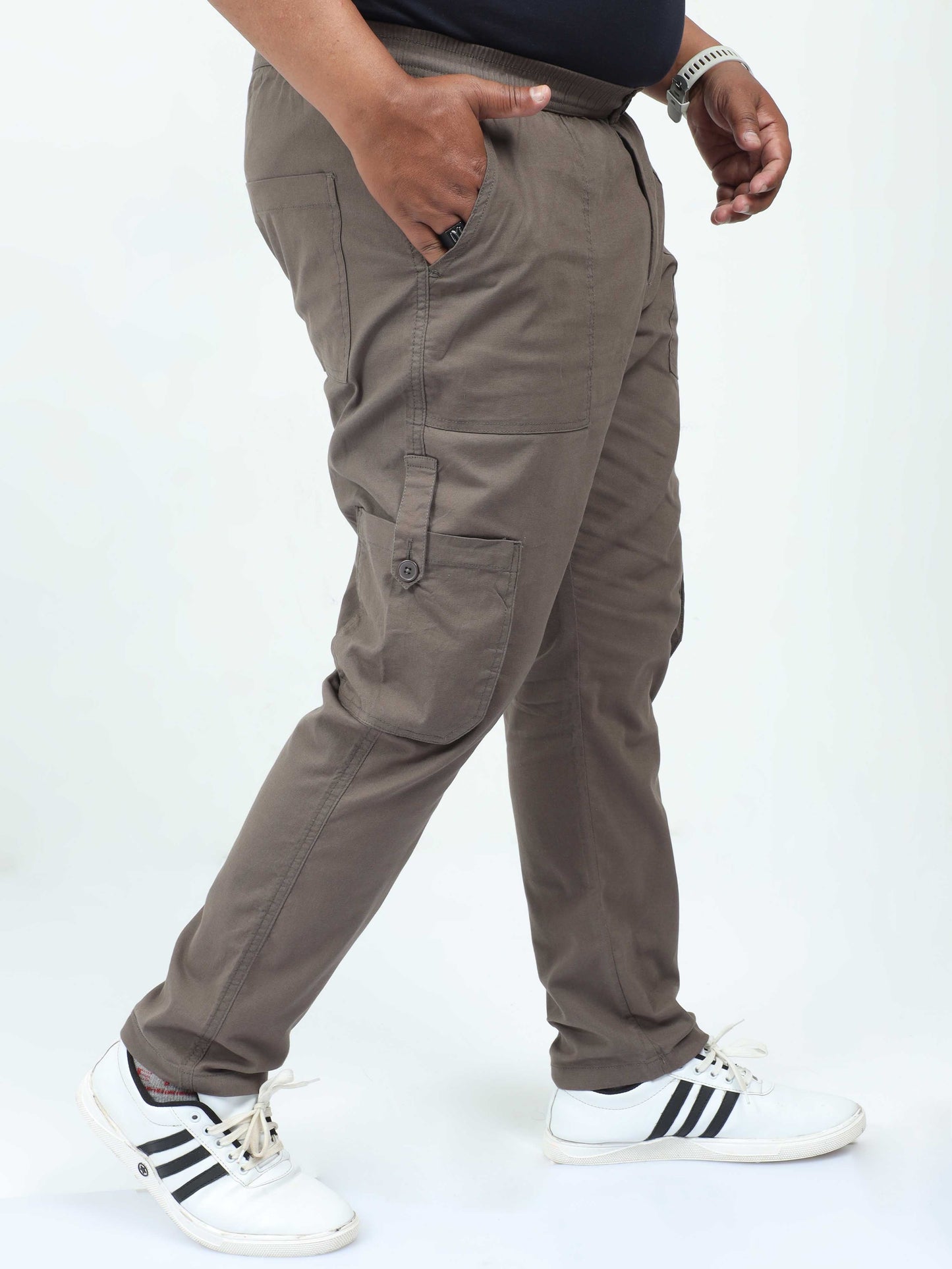 Men's Big Boys Brown Cargo