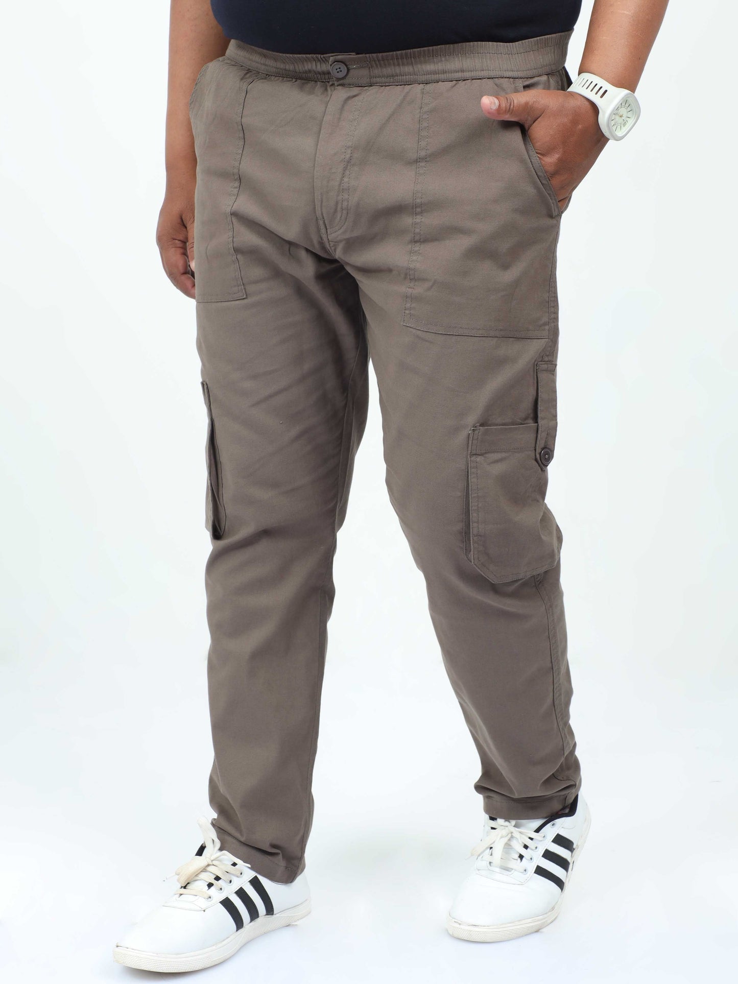 Men's Big Boys Brown Cargo