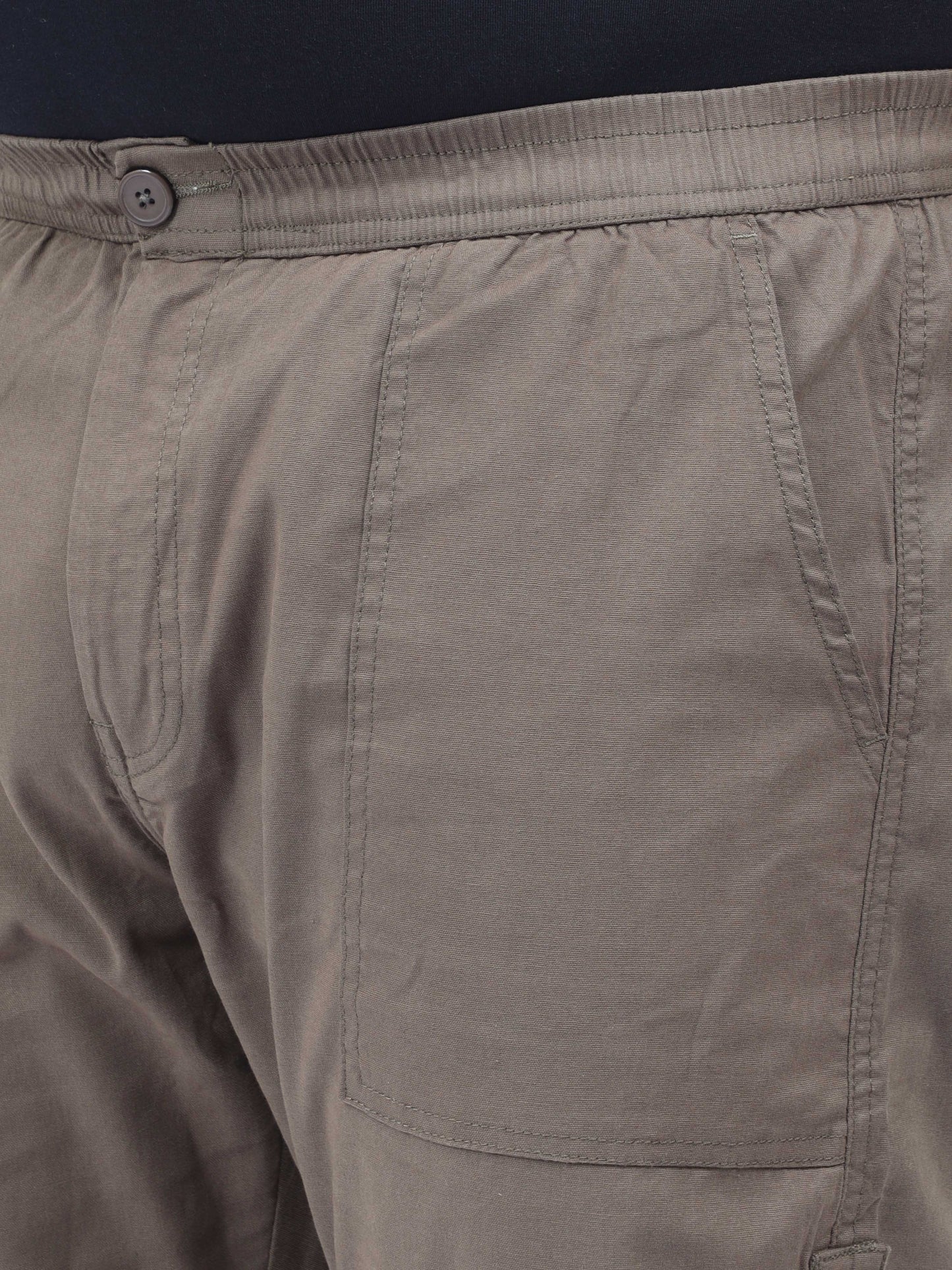 Men's Big Boys Brown Cargo
