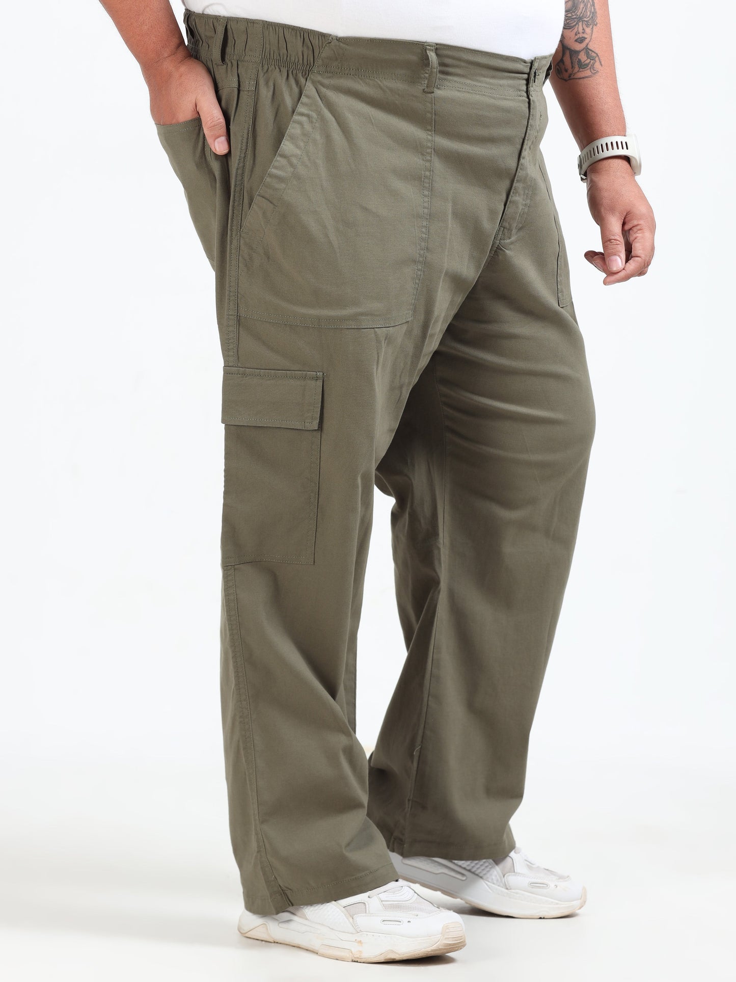 Men Classic Curve Cargo - Fern