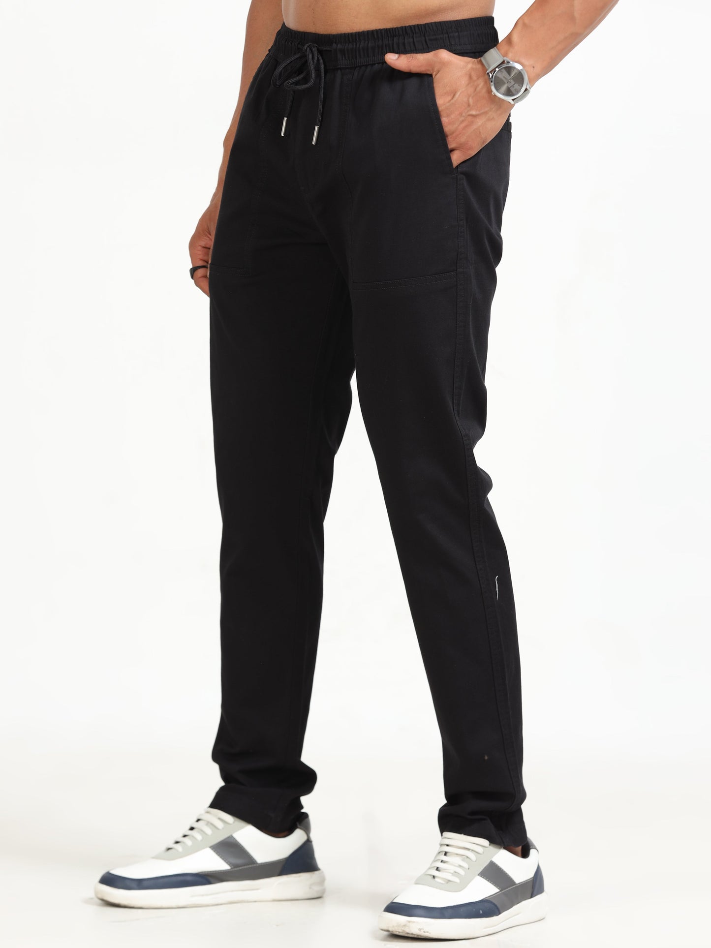 Men Comfy Airport Pant-Black