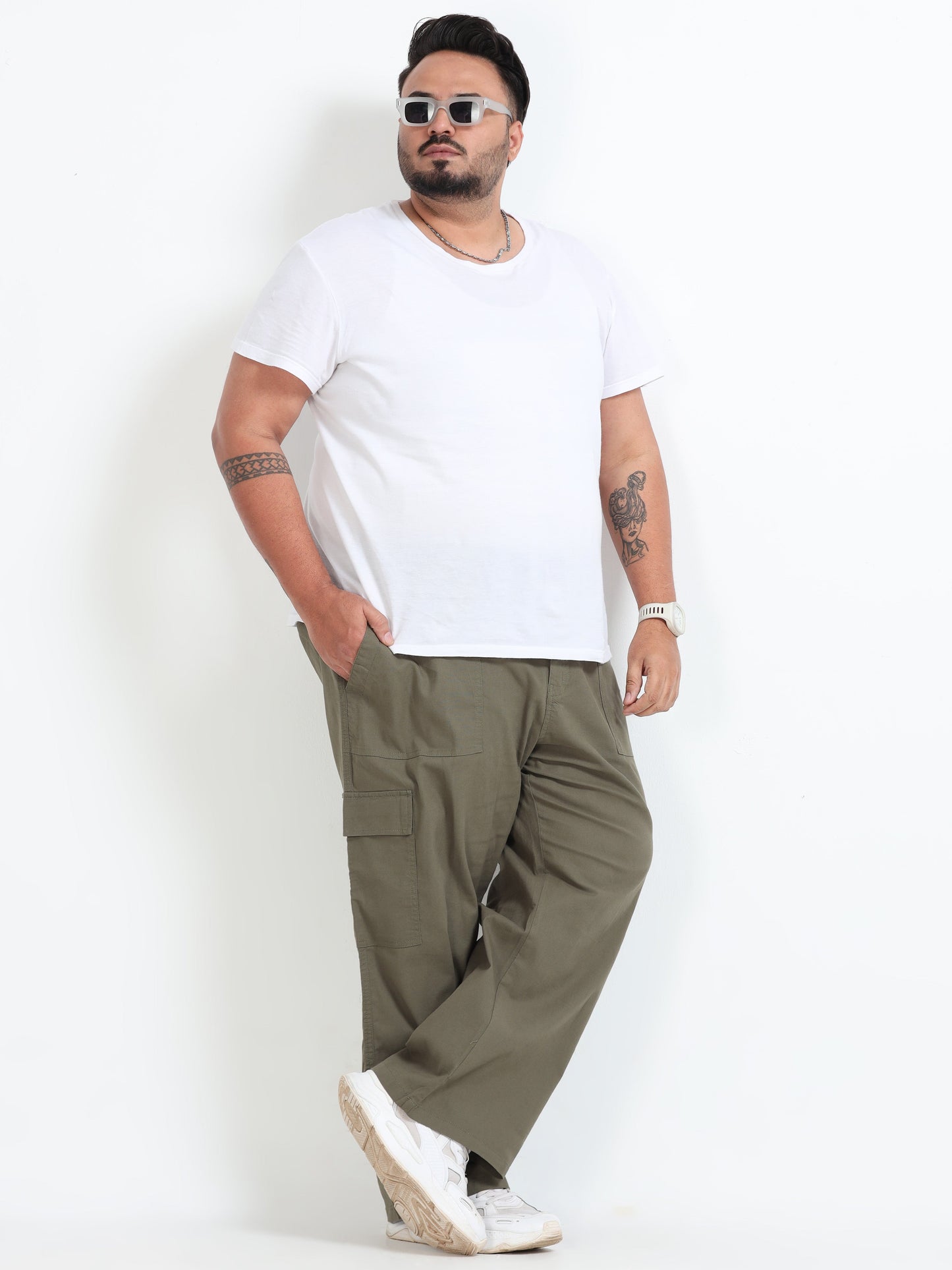 Men Classic Curve Cargo - Fern