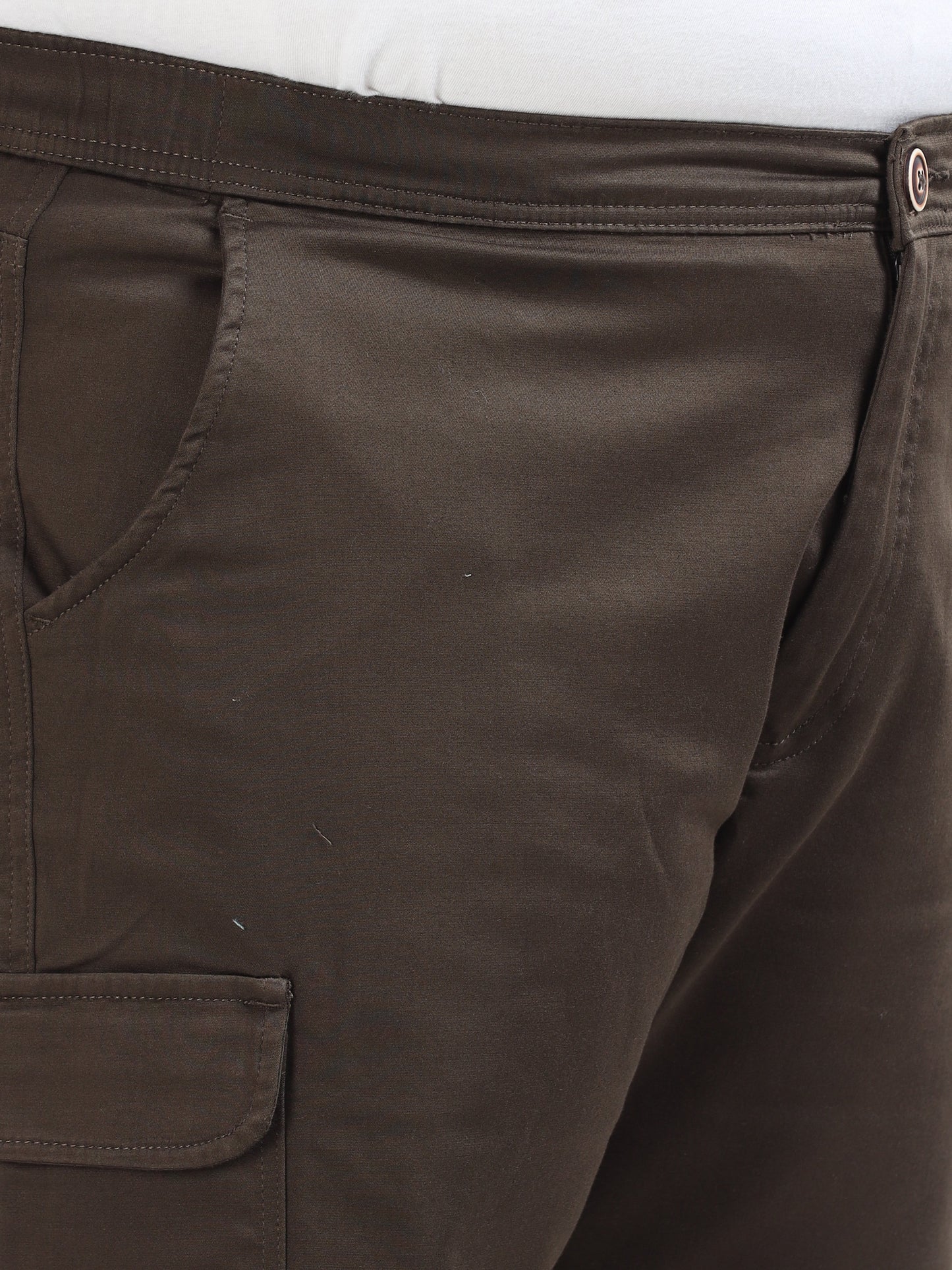 Men Classic Boohoo Curve Cargo - Olive