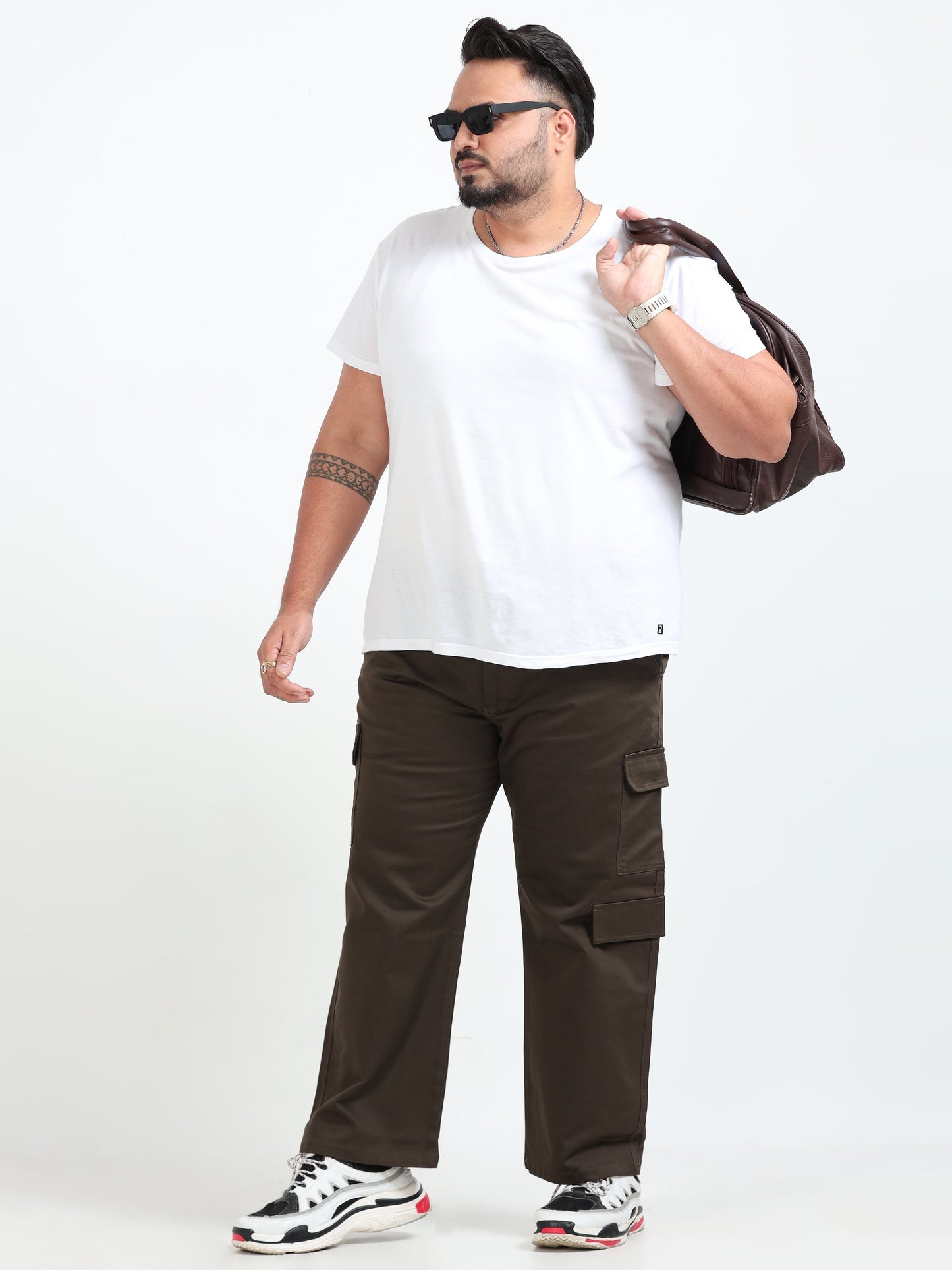 Men Classic Boohoo Curve Cargo - Olive