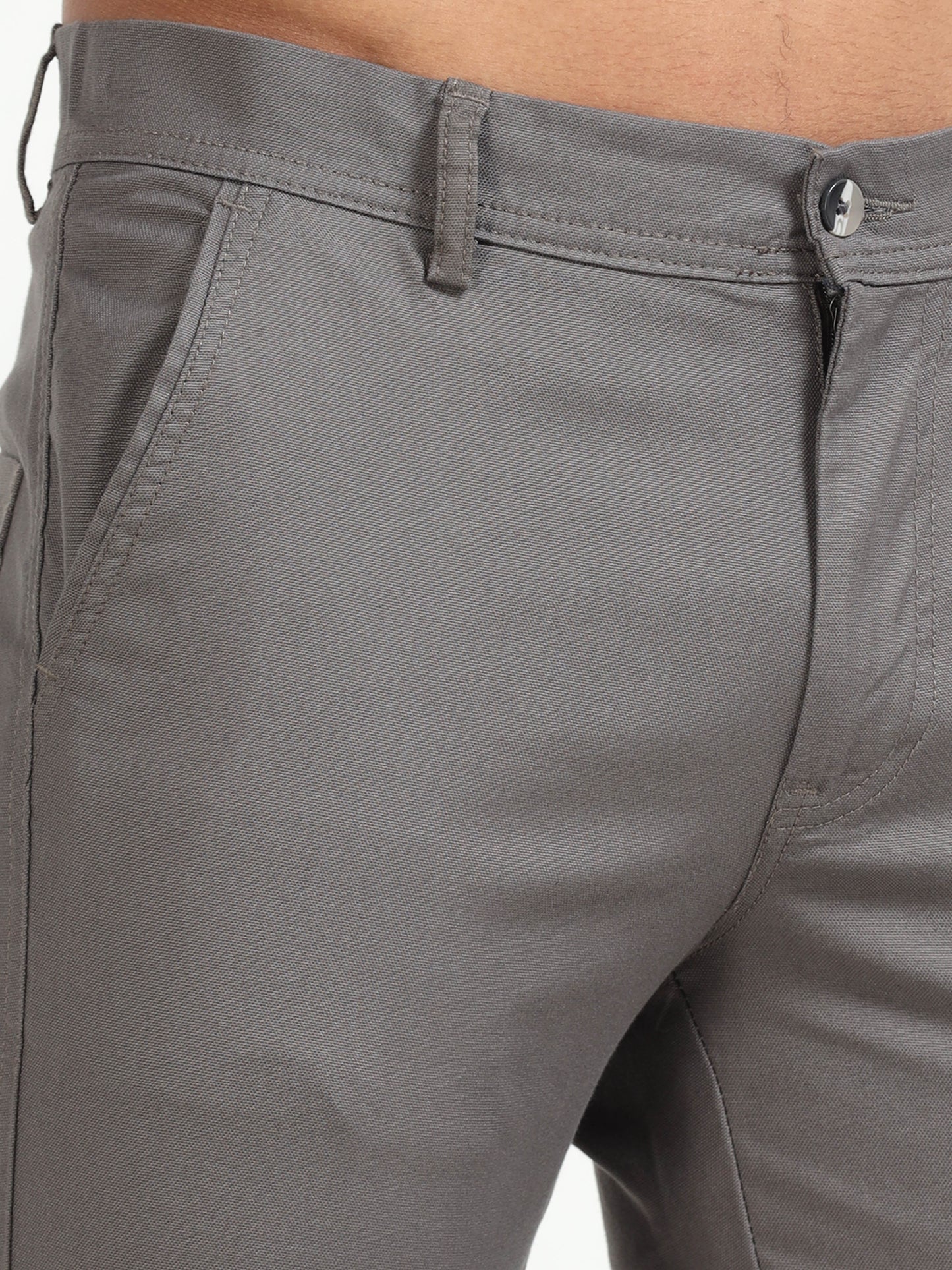 Men Popcorn Dobby Cargo-Grey