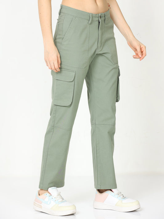 Women Classic Olive Cargo