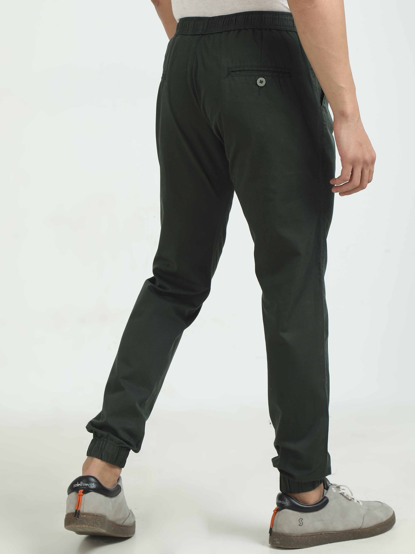 Men Air Joggers-Olive