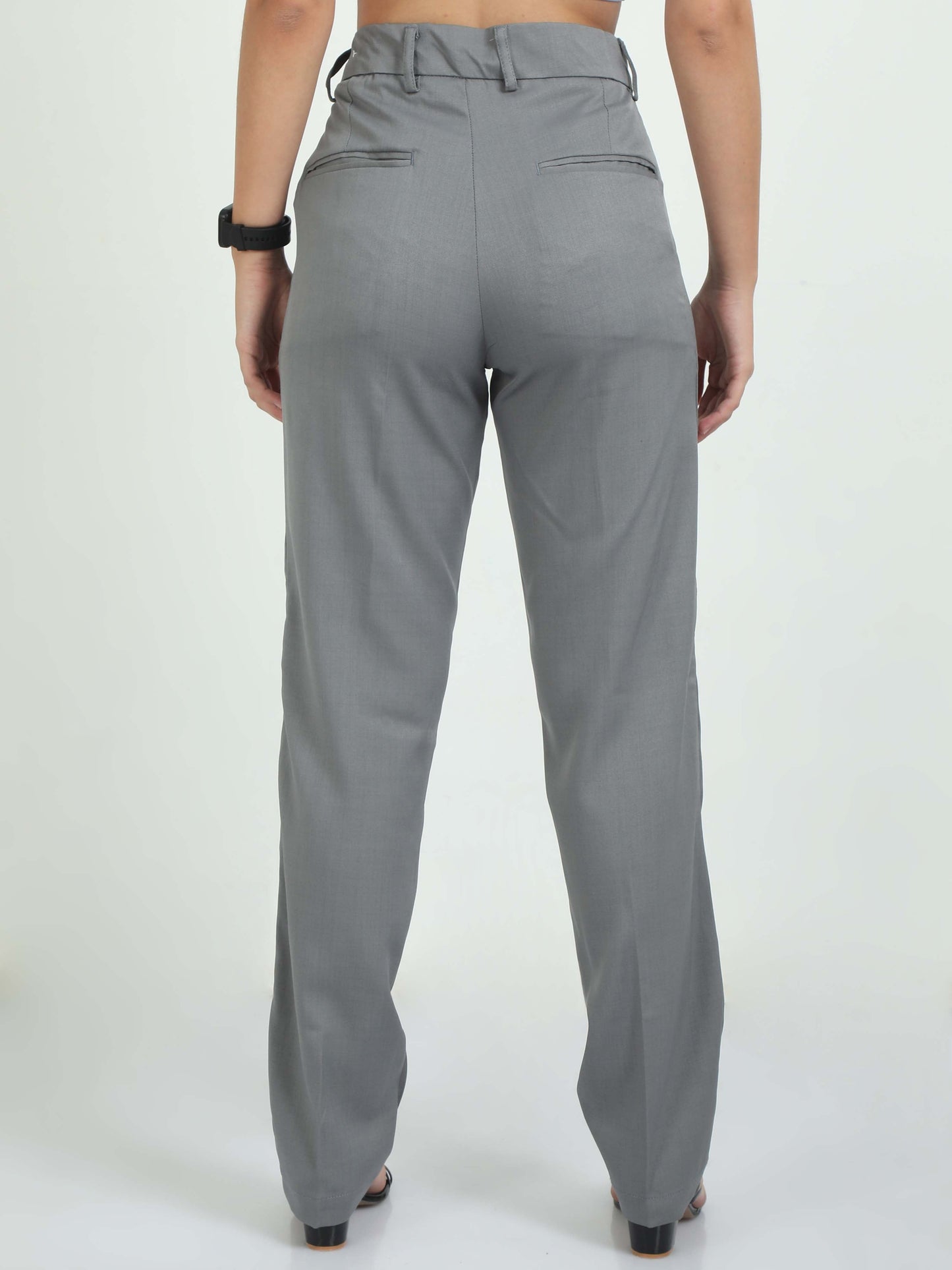 Women Bon Voyage Pleat Pant-Lt Grey