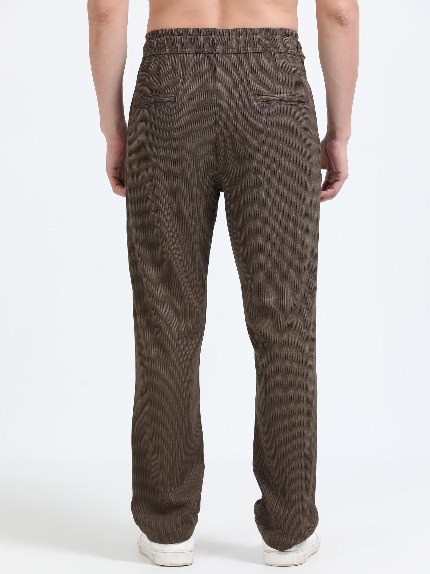 Men Popcorn Traveller Trouser-Olive