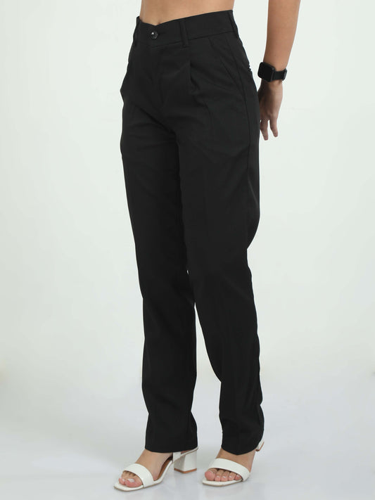 Women Bon Voyage Pleat Pant-Navy