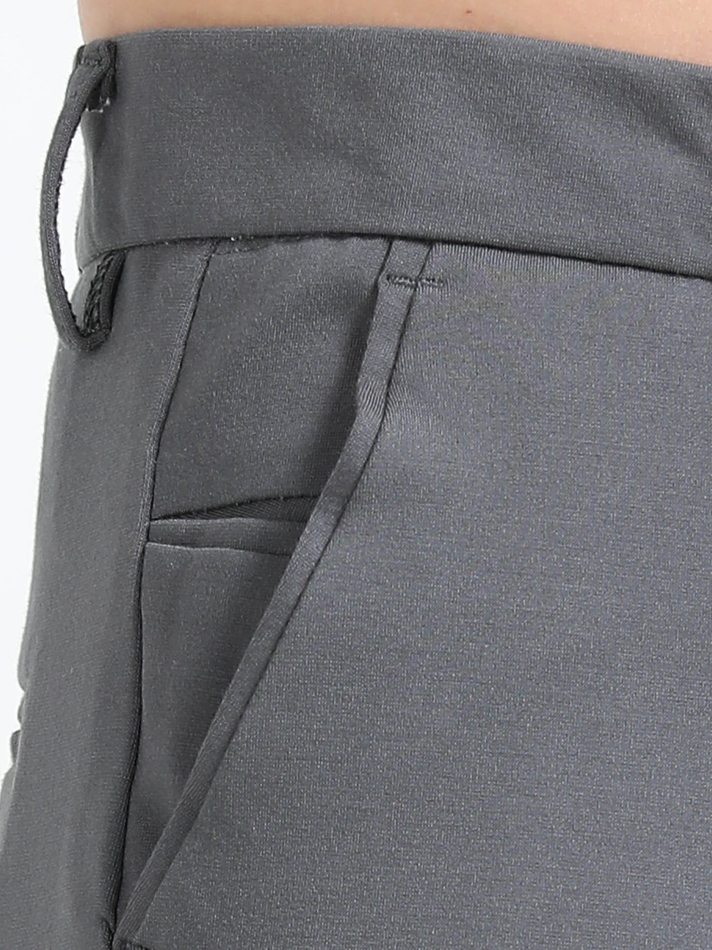 Men Tencil Leisure Trousers-Dk Grey