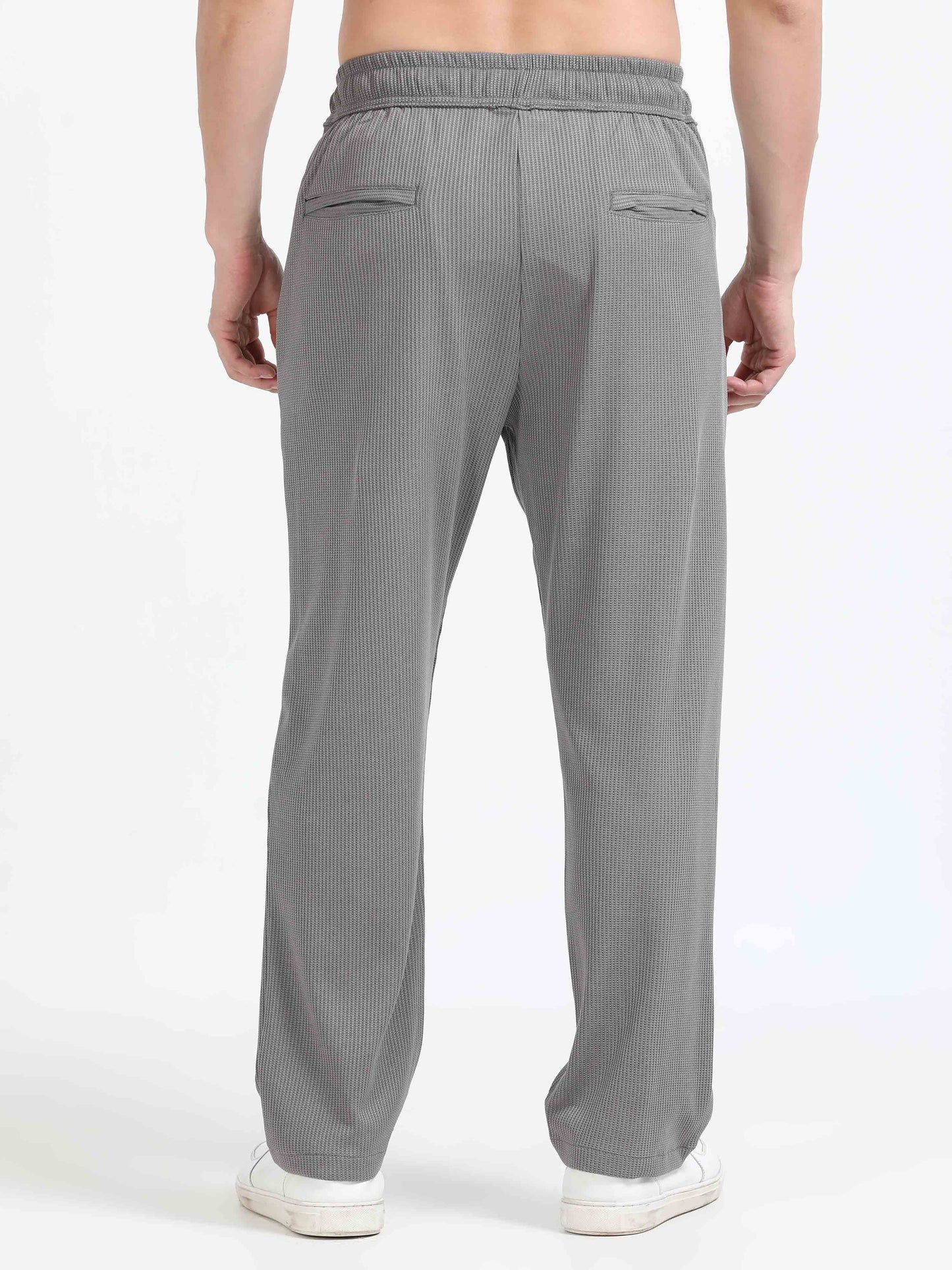 Men Popcorn Traveller Trouser-Grey