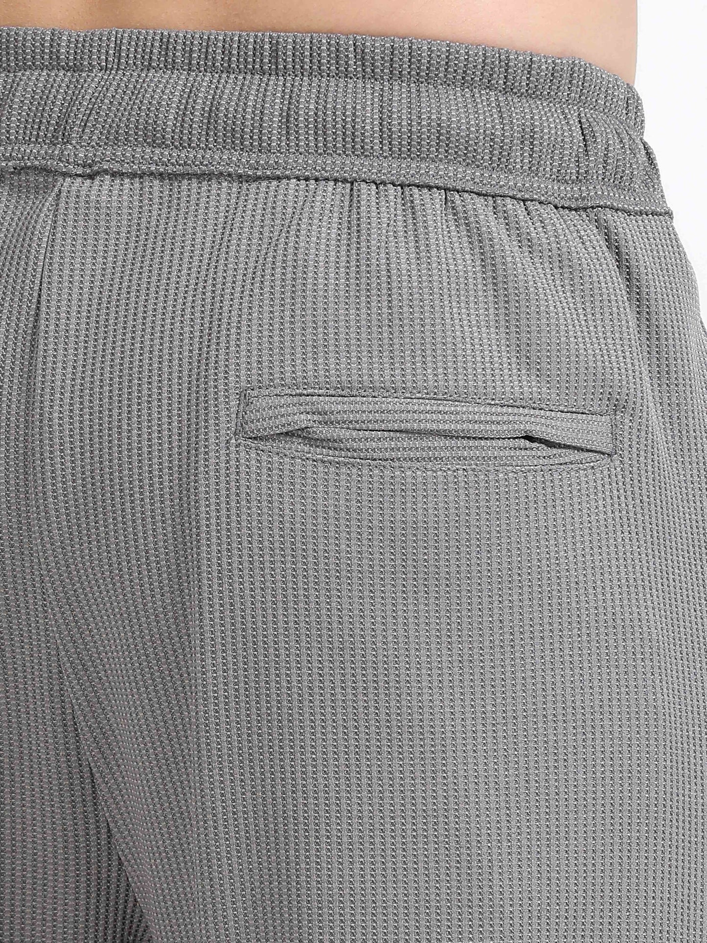 Men Popcorn Traveller Trouser-Grey